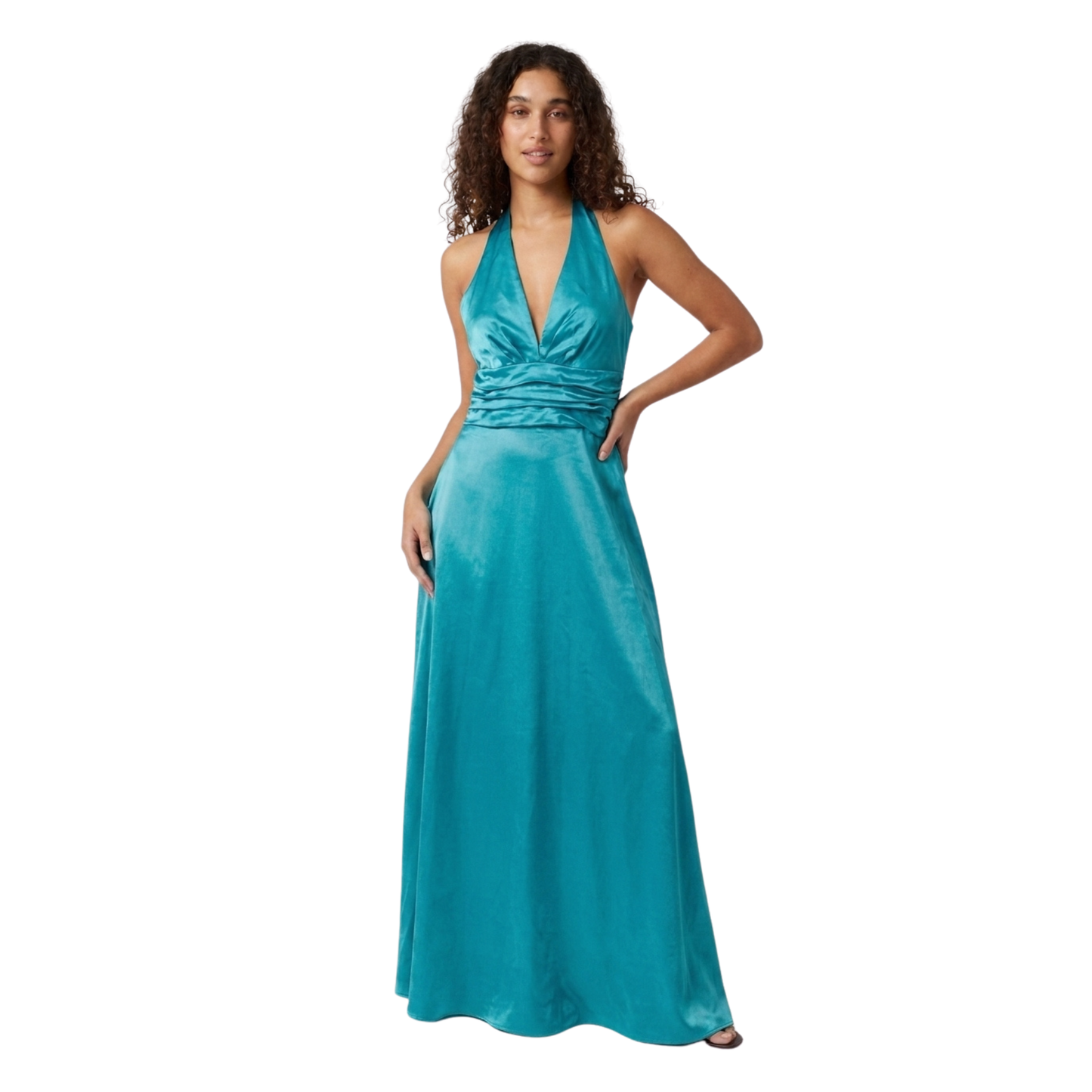 Early 2000s Halter Maxi Dress