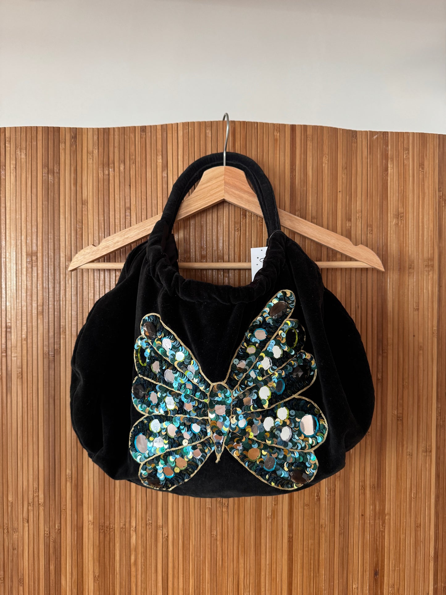 Sequin Butterfly Purse