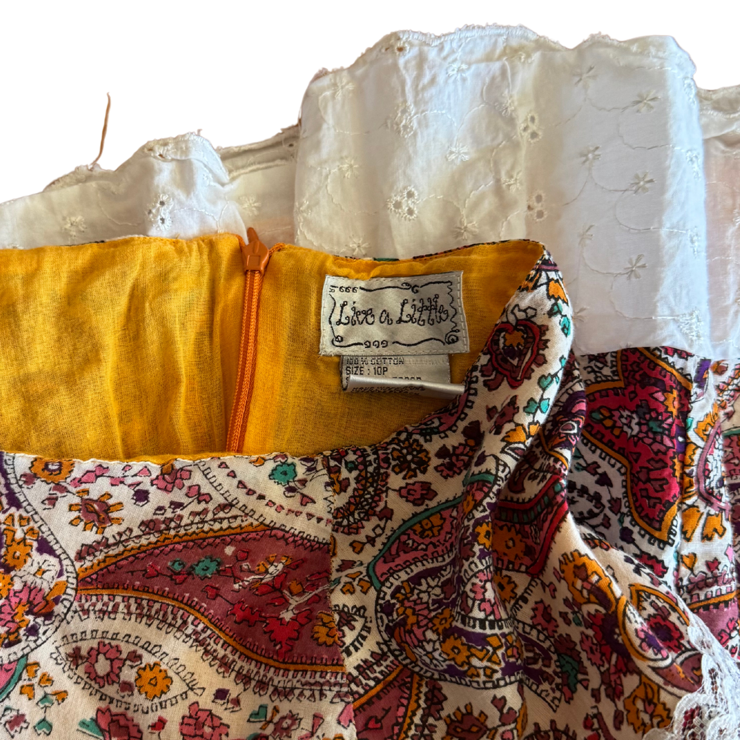 Vintage 80s/90s Cotton Skirt