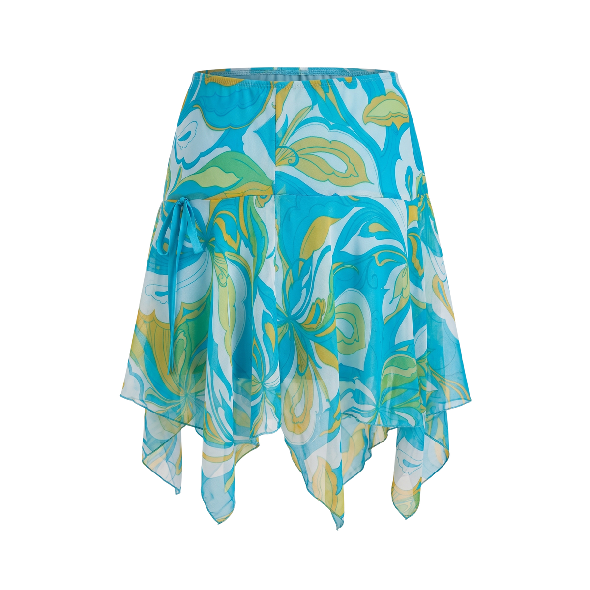 Asymmetrical Mini Skirt
