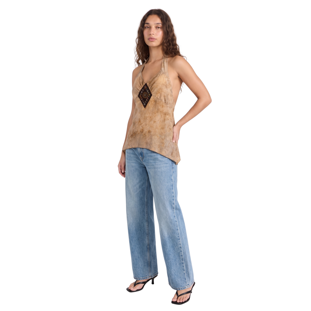 Early 2000s Embellished Halter Top