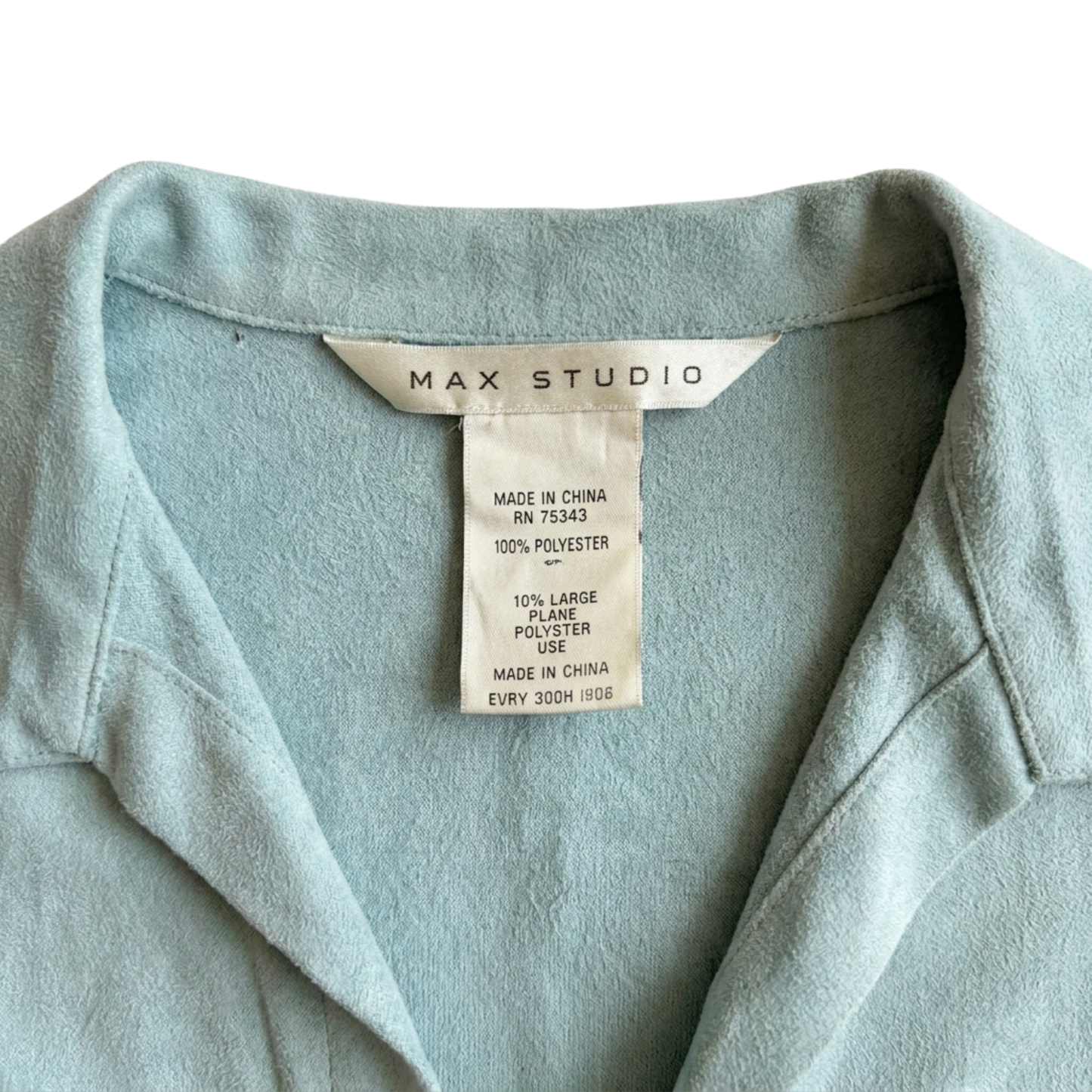 Vintage Max Studio Faux Suede Top