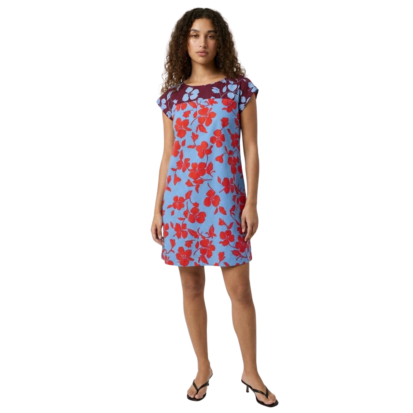 Max Mara Hawaiian Babydoll Dress
