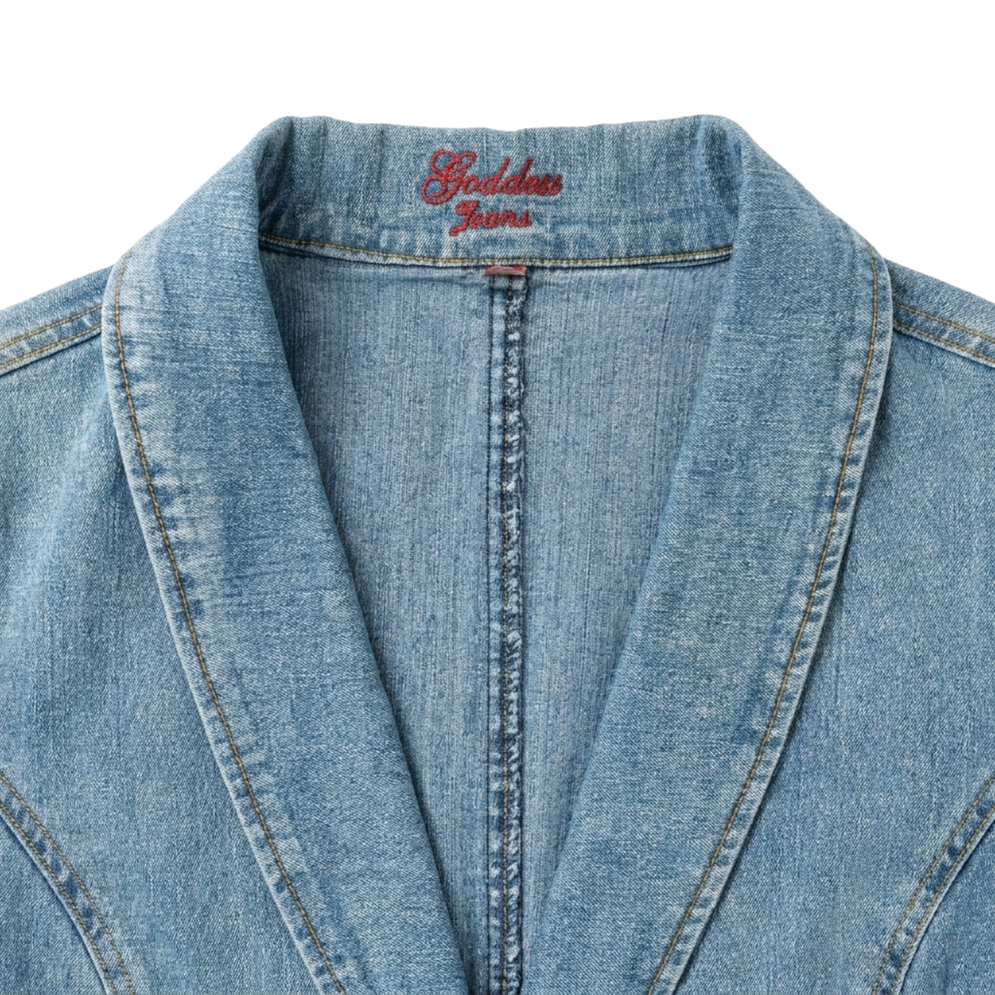Bedazzled Butterfly Denim Blazer