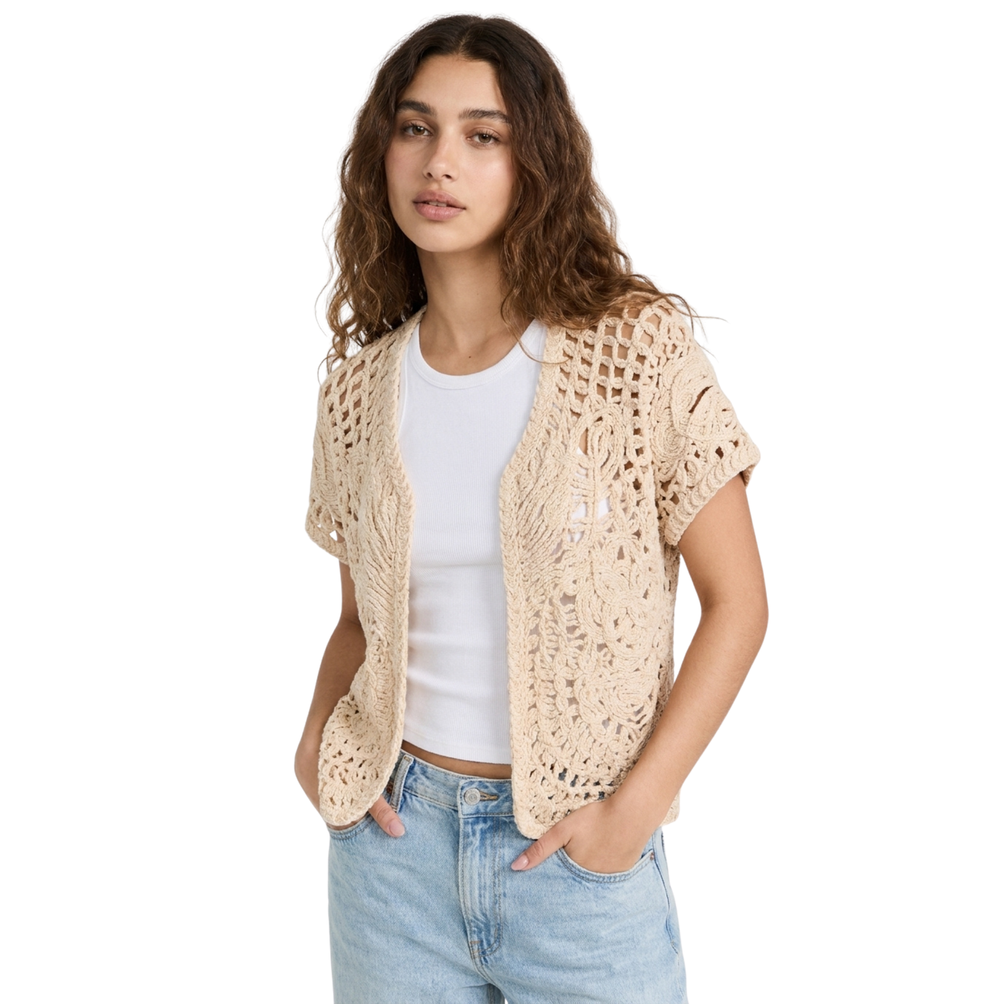 Vintage Crochet Cardigan