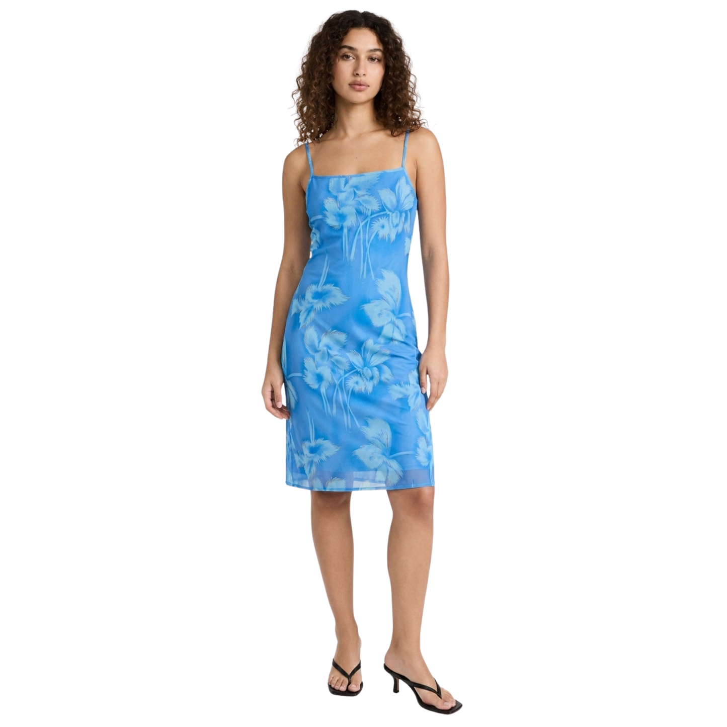 90s/00s Hawaiian Print Dress
