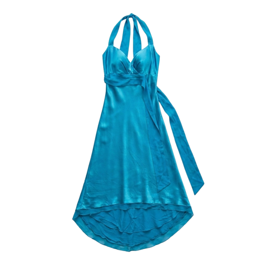 Vintage Blue Cache Silk Dress