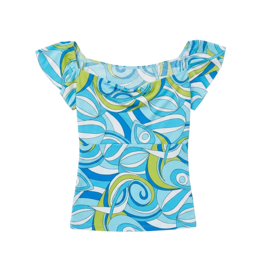Y2K Swirl Top