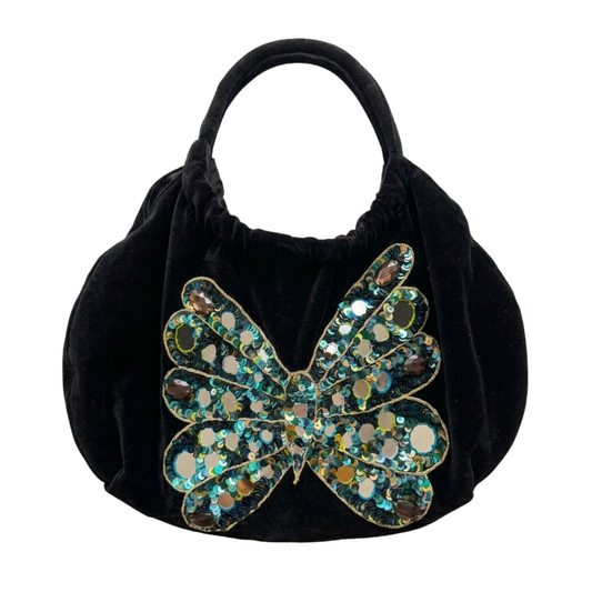 Vintage Sequin Butterfly Purse