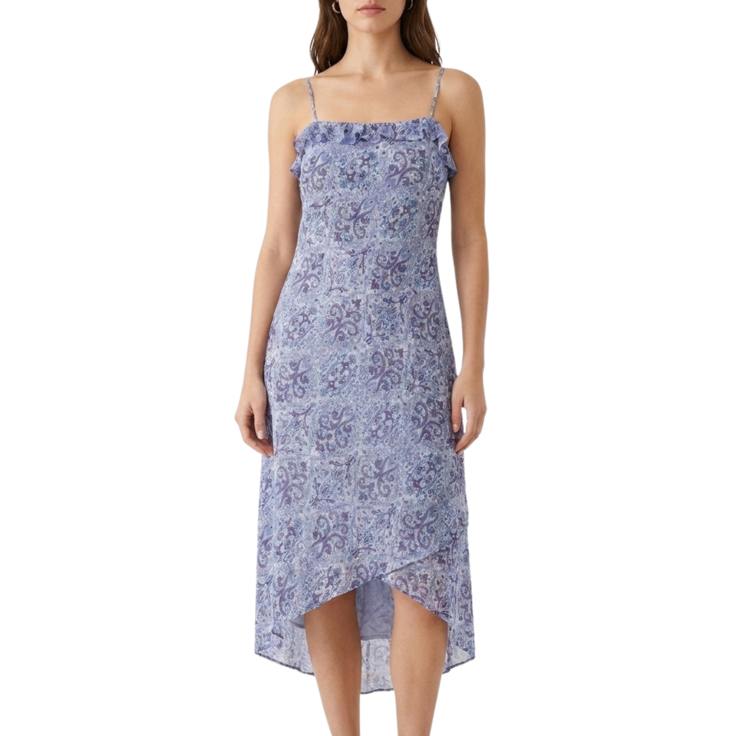 Early 2000s Paisley Print Dress