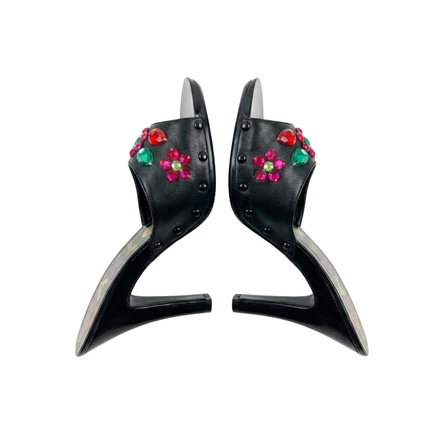 Black Bejeweled Shoes