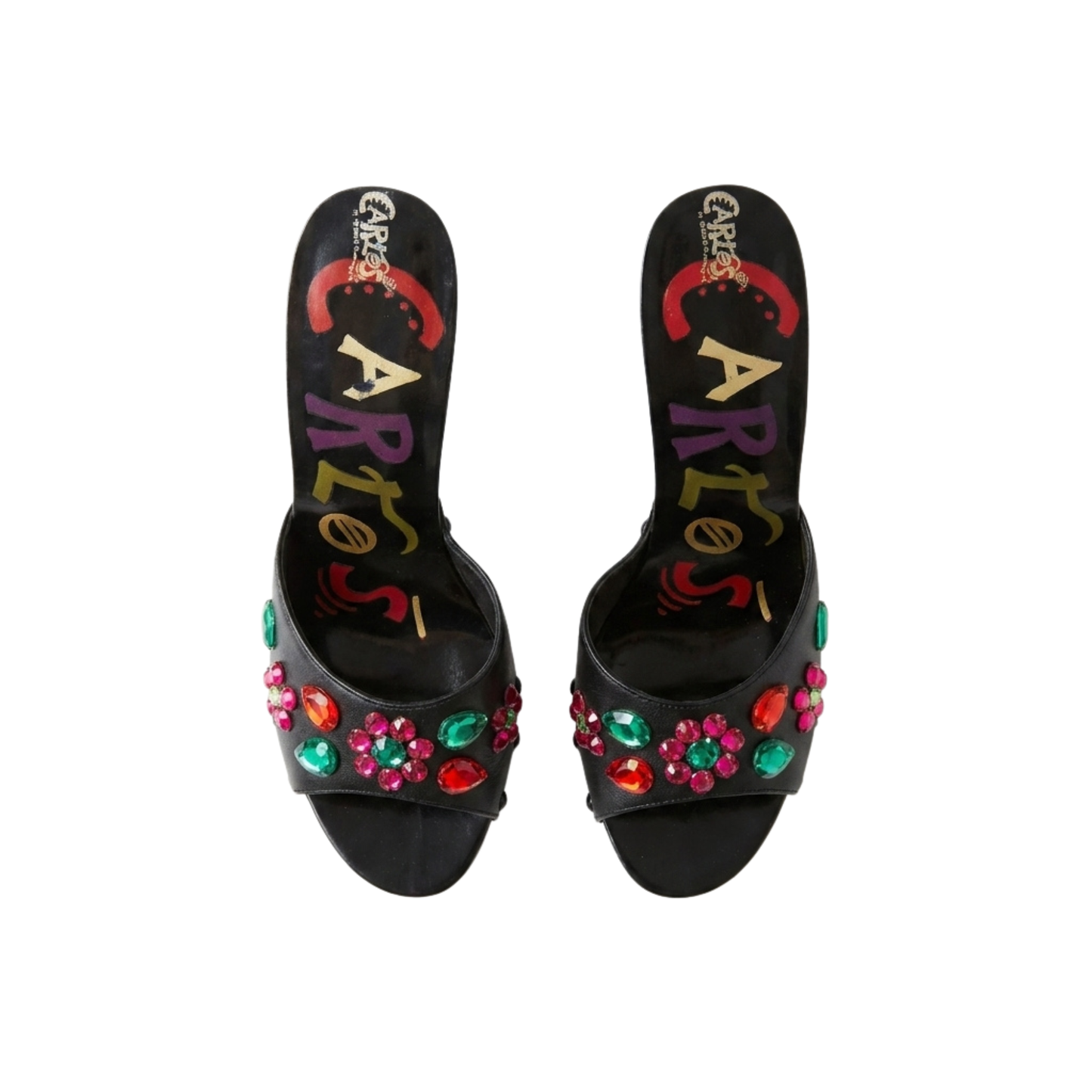 Black Bejeweled Shoes