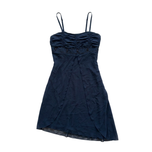 90s Black Dress with Beading