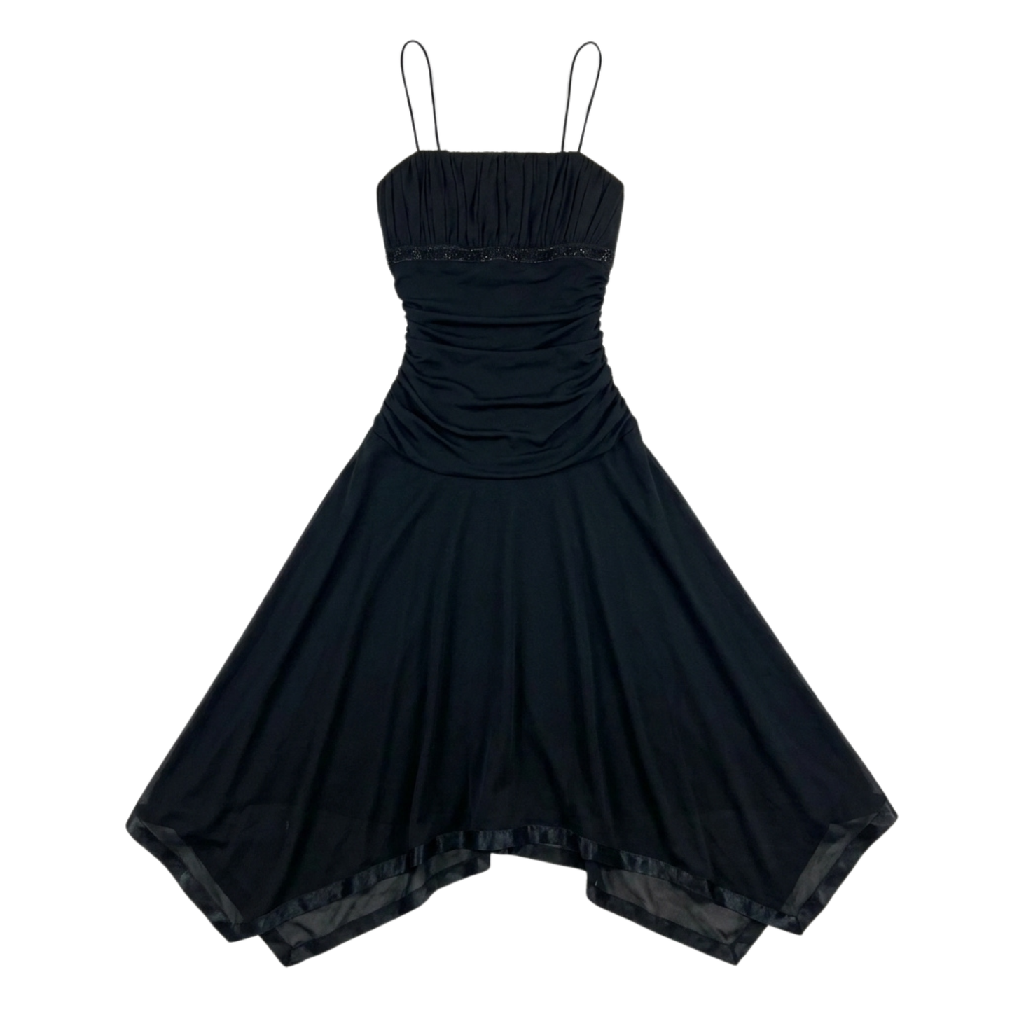 Y2K Black Midi Dress