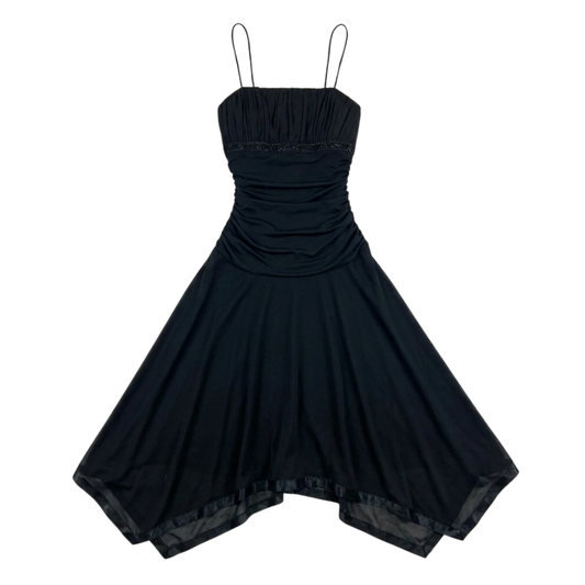 Y2K Black Midi Dress