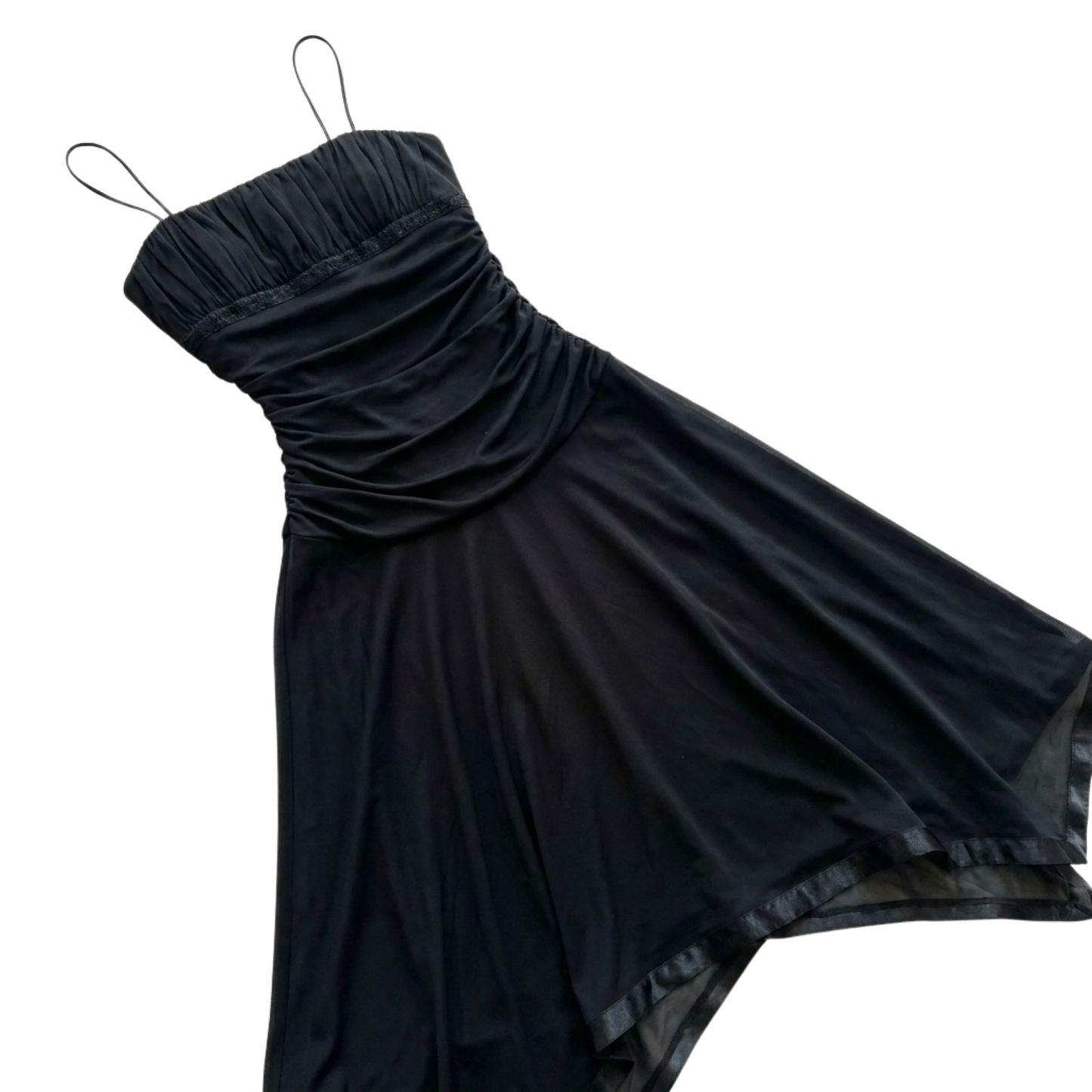 Y2K Black Midi Dress