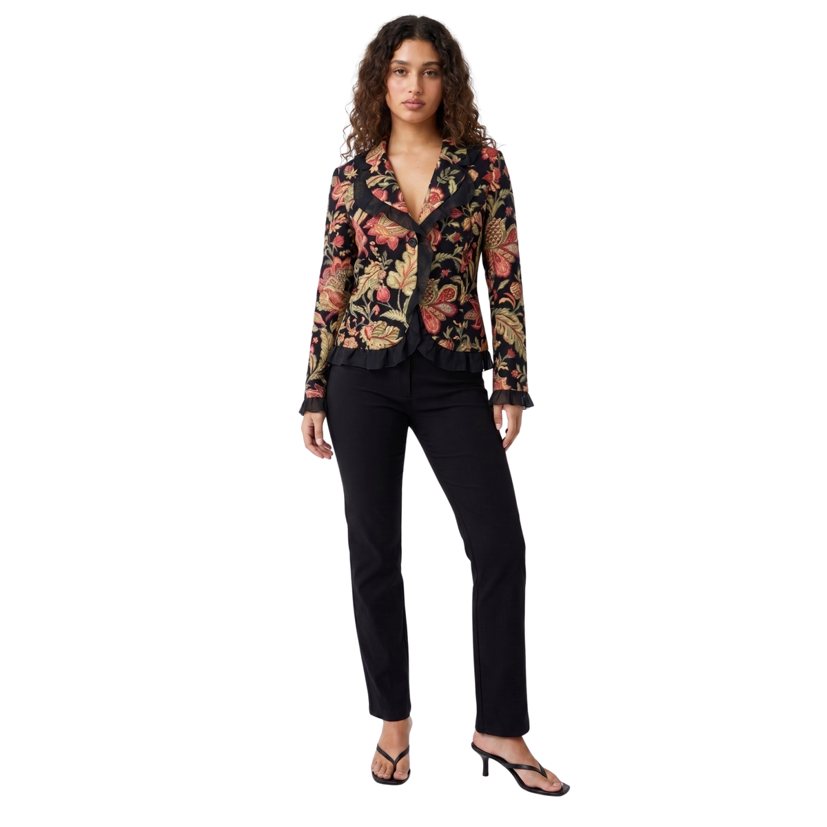 Vintage Floral Blazer