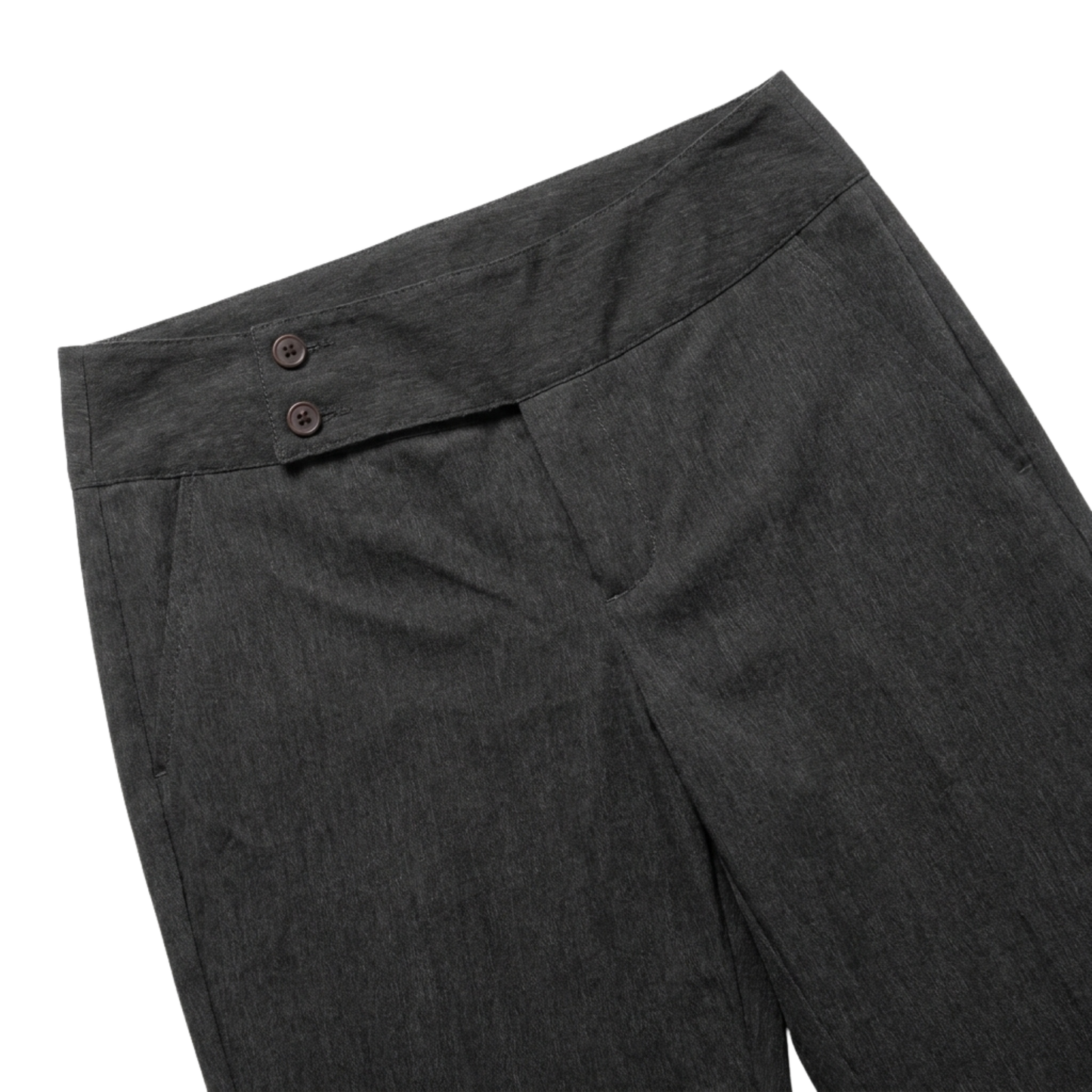Double-Button Closure Trousers