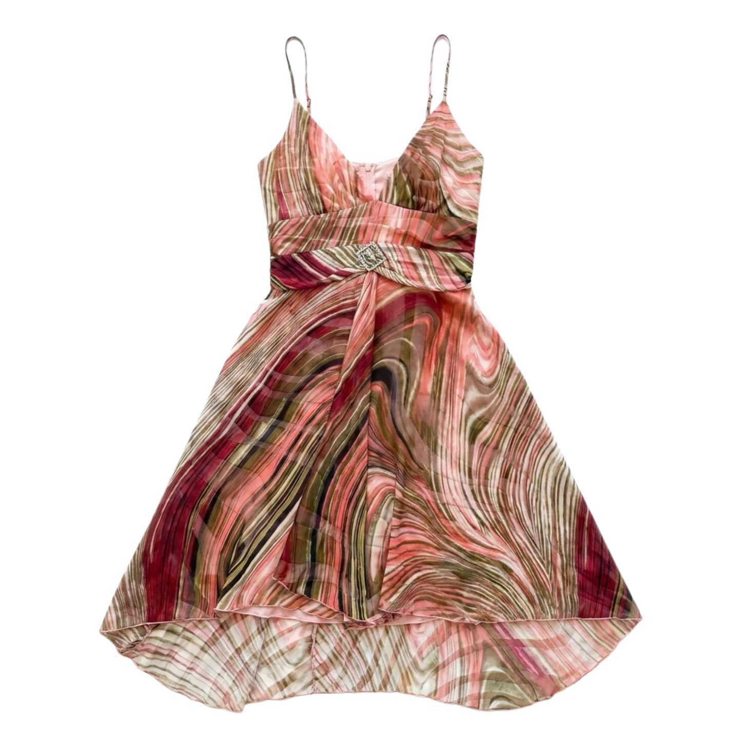 Early 2000s Swirl Print Dress