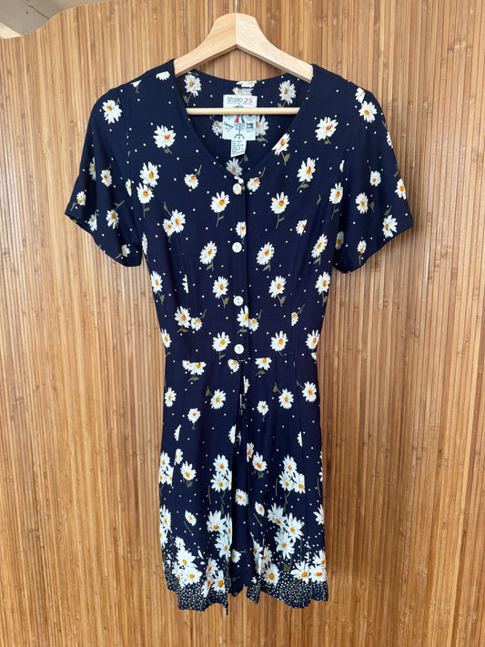 90s Floral Romper