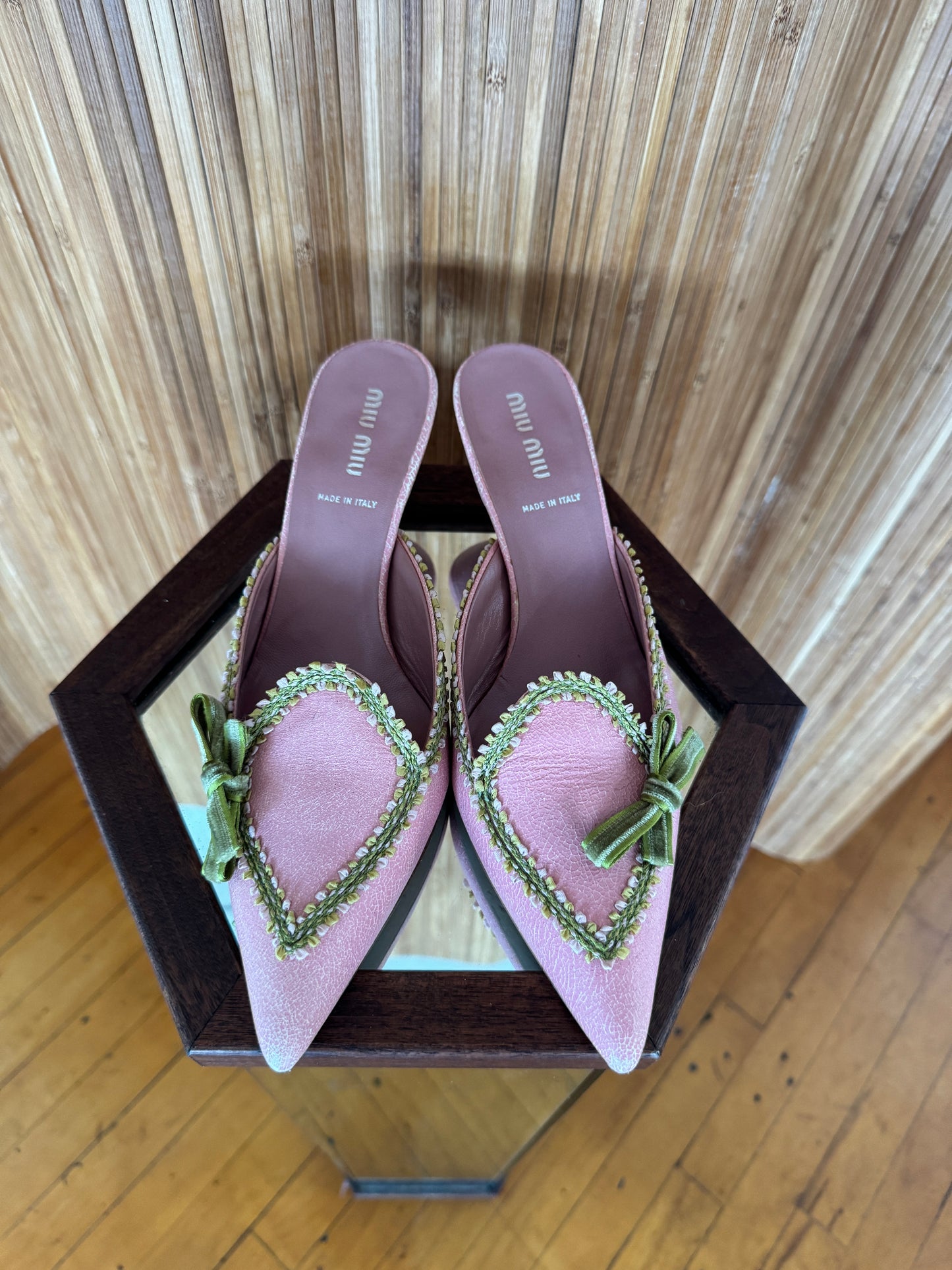 Vintage Early 2000s Miu Miu Kitten Heels