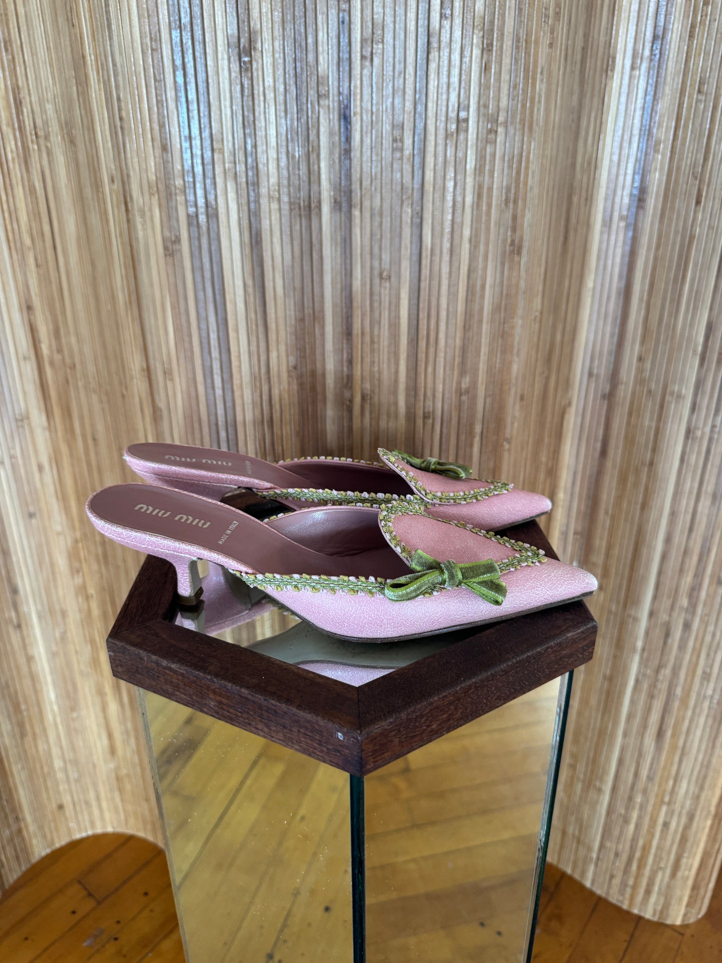 Vintage Early 2000s Miu Miu Kitten Heels