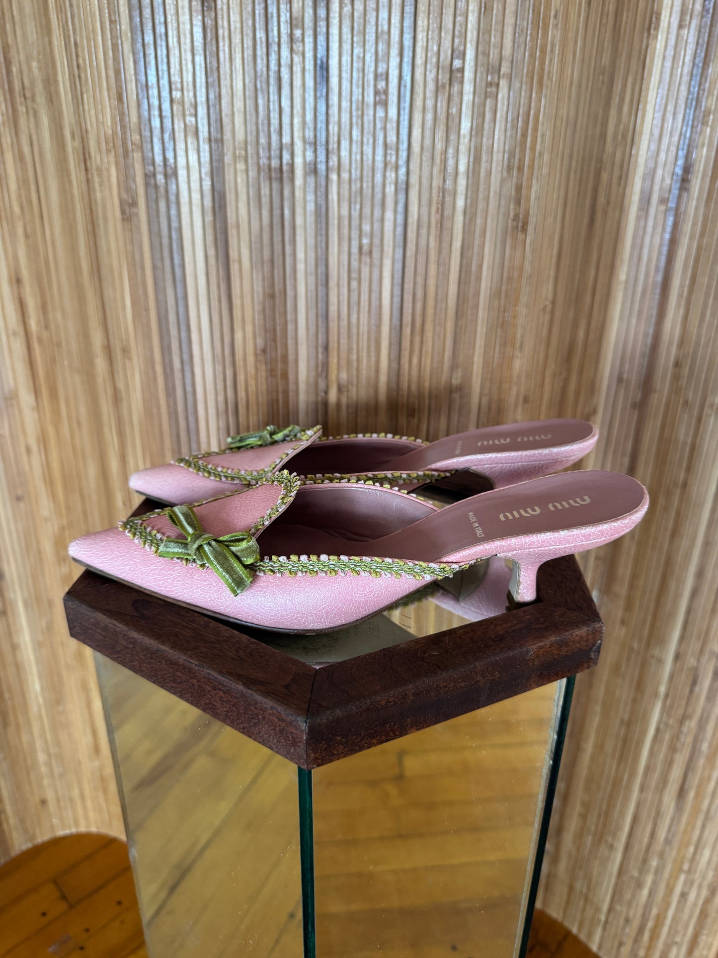 Vintage Early 2000s Miu Miu Kitten Heels