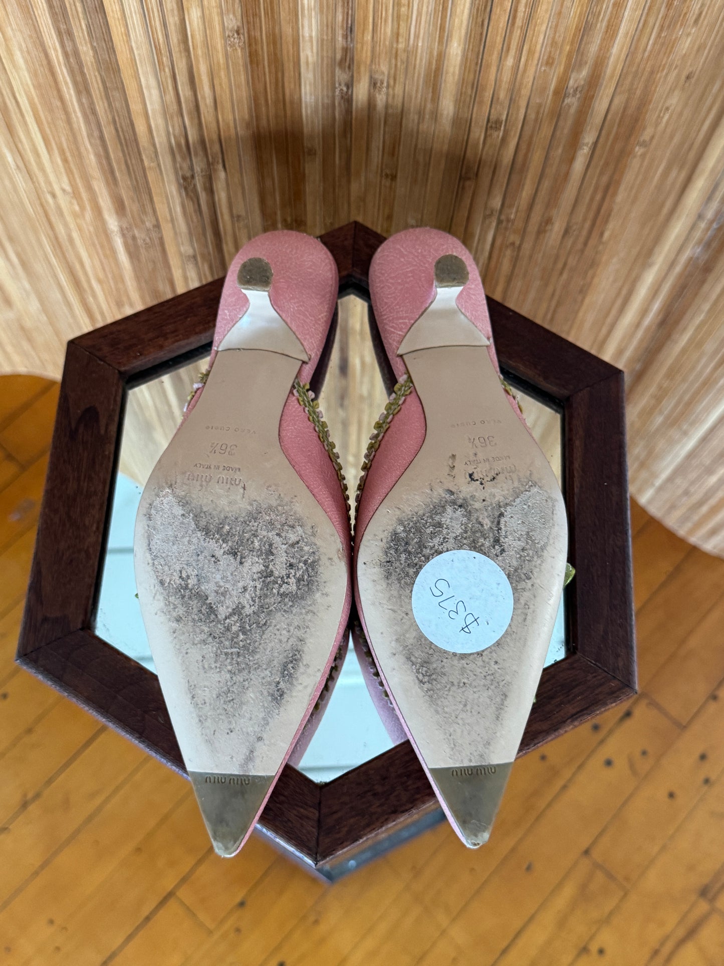 Vintage Early 2000s Miu Miu Kitten Heels