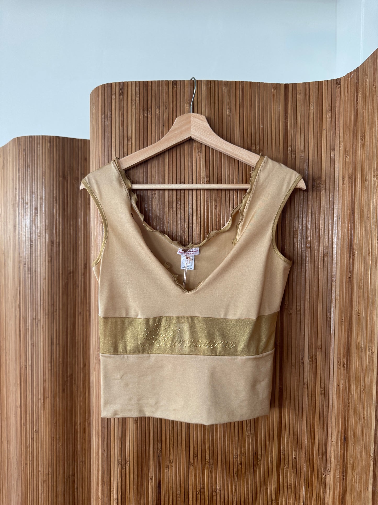 Gold Blumarine Tank