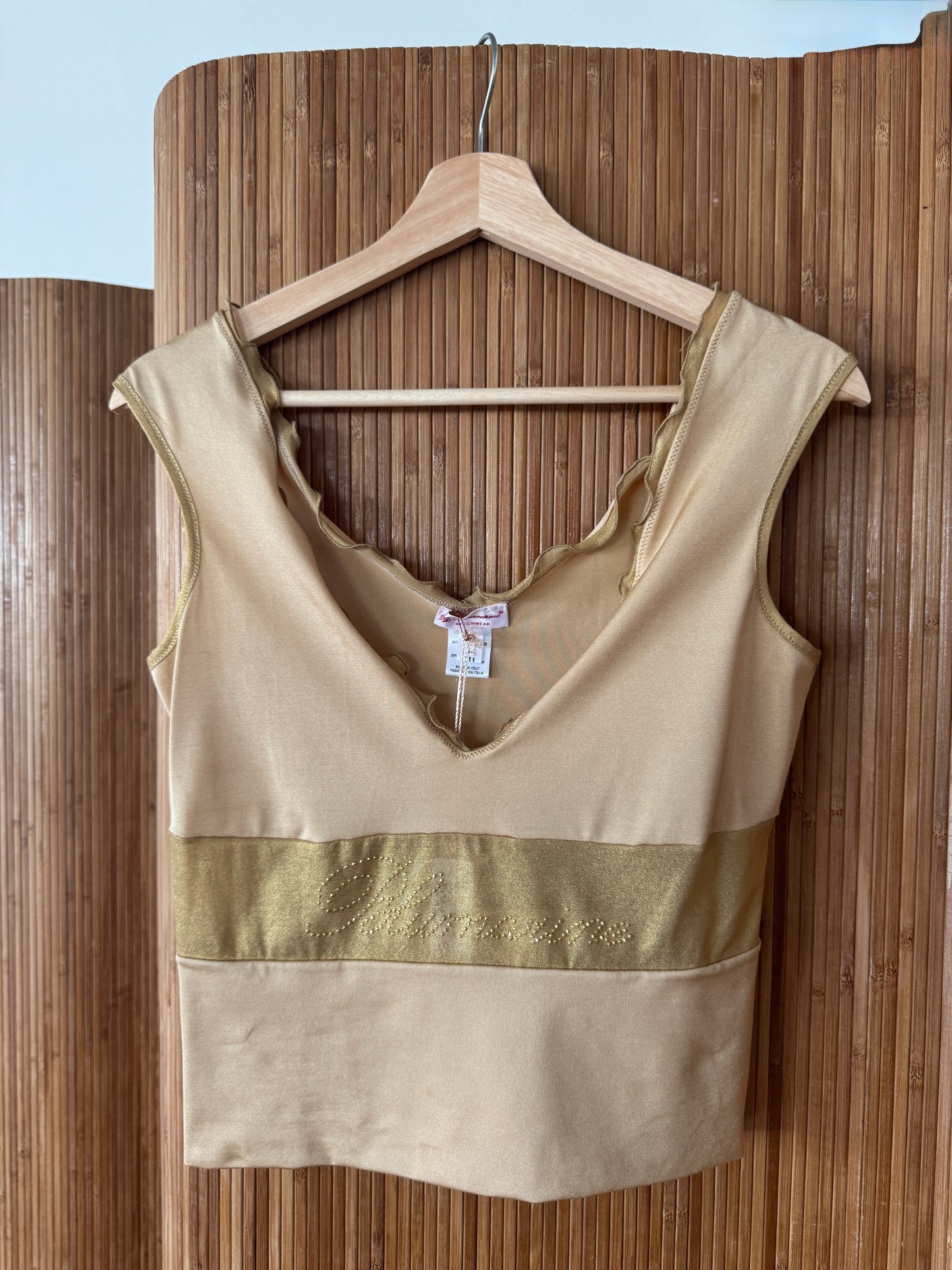 Gold Blumarine Tank