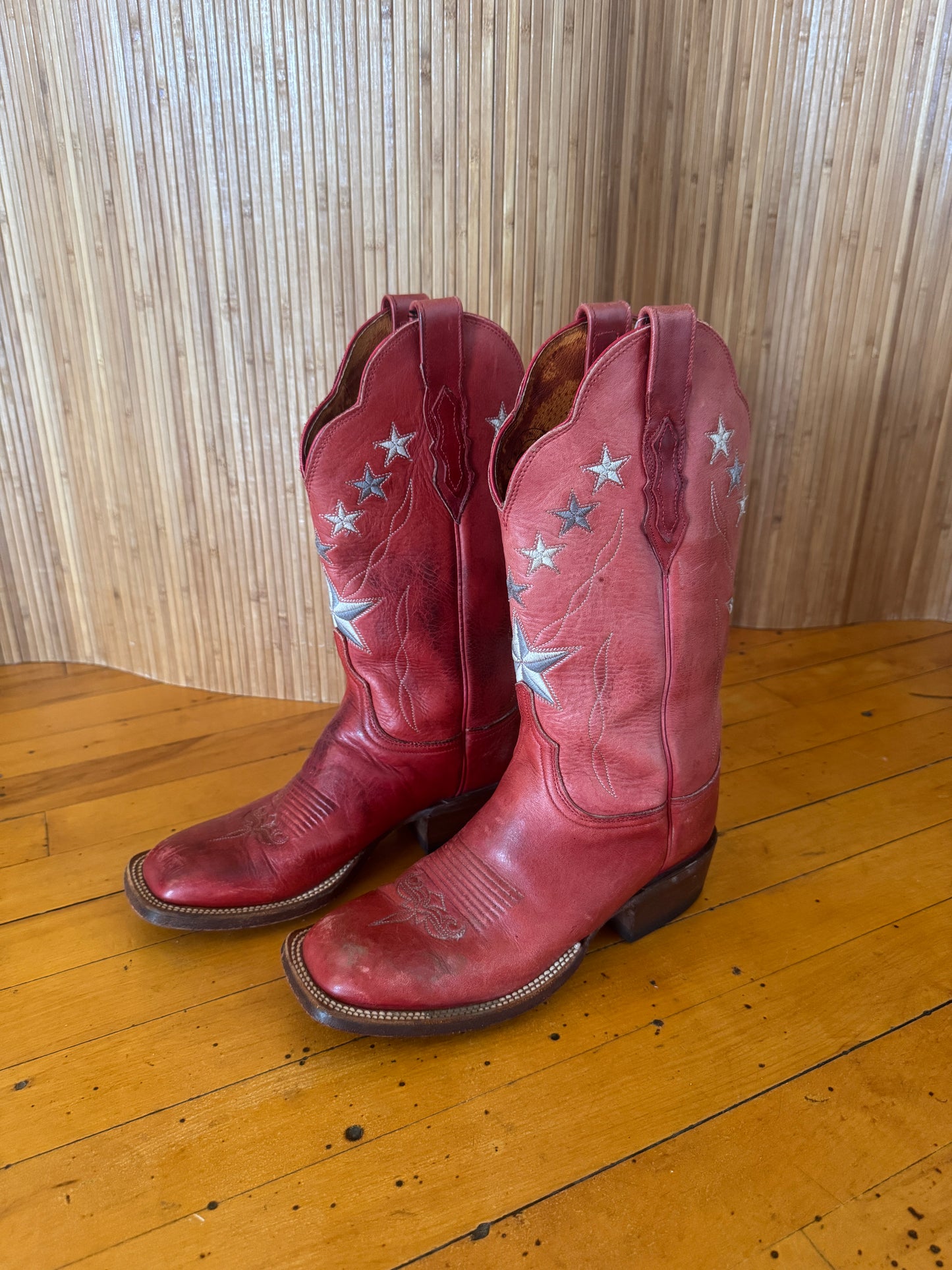 Vintage Rare Star Cowboy Boots by Lucchese