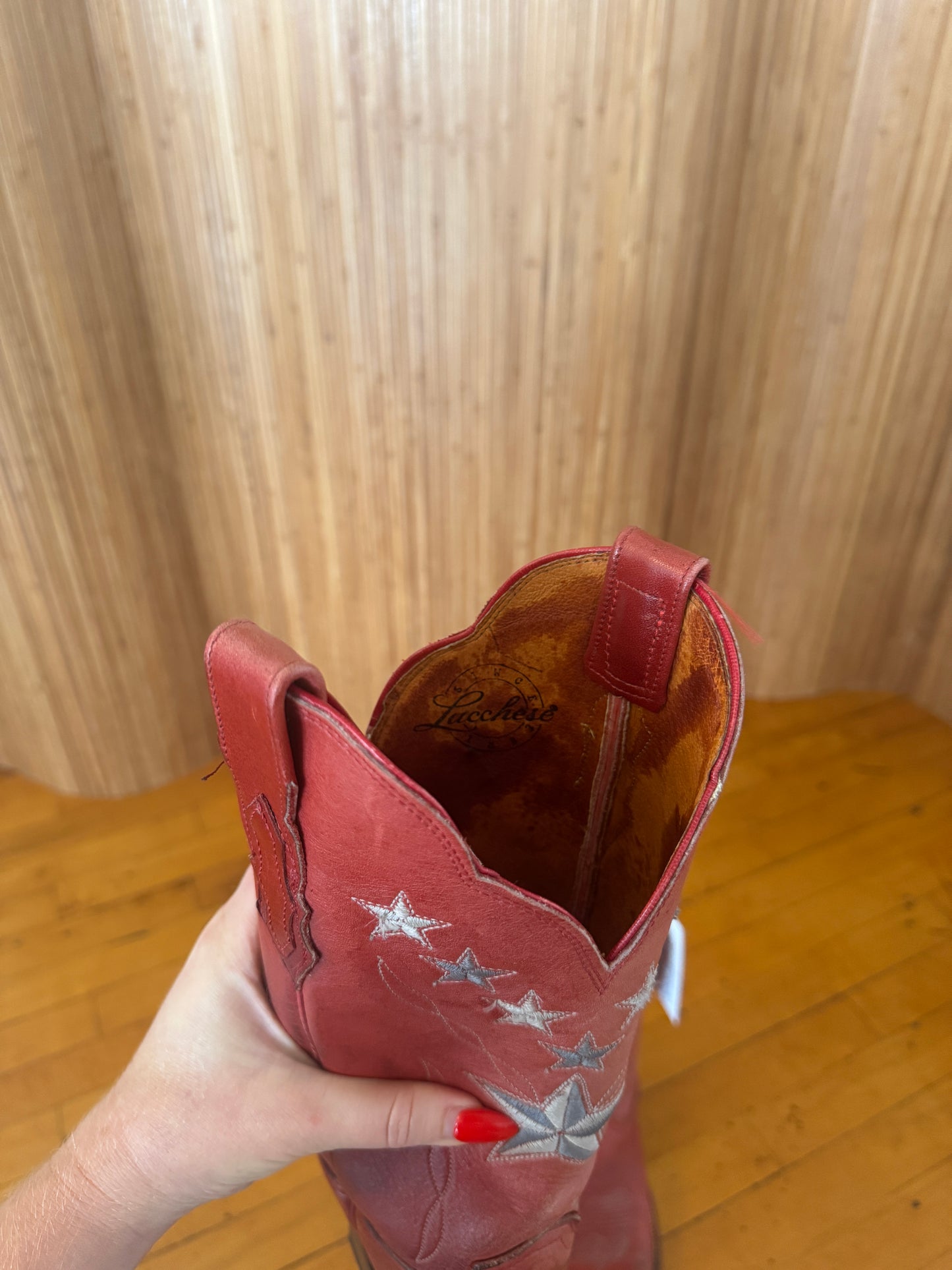 Vintage Rare Star Cowboy Boots by Lucchese