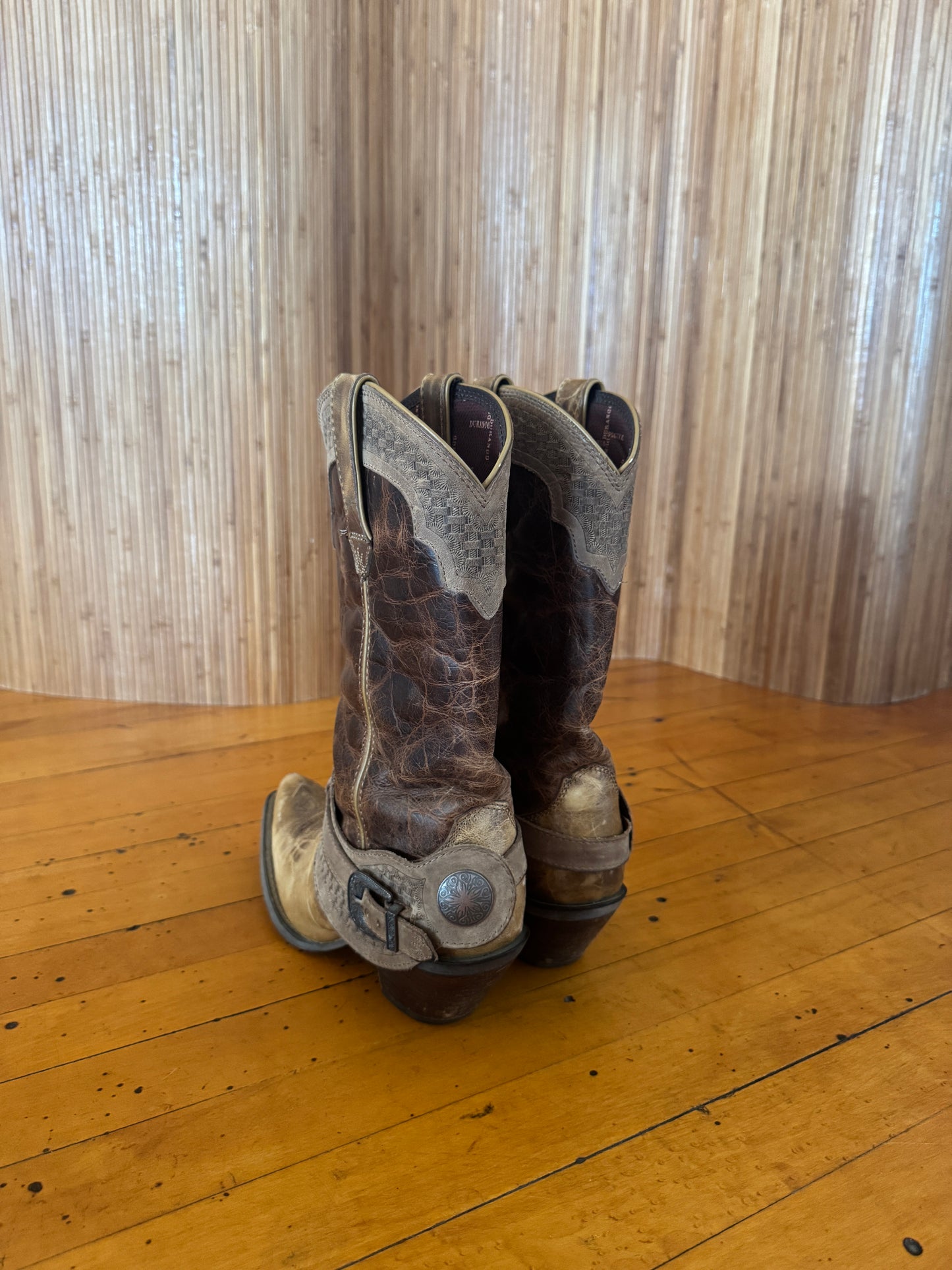 Vintage Durango Buckle Cowboy Boots
