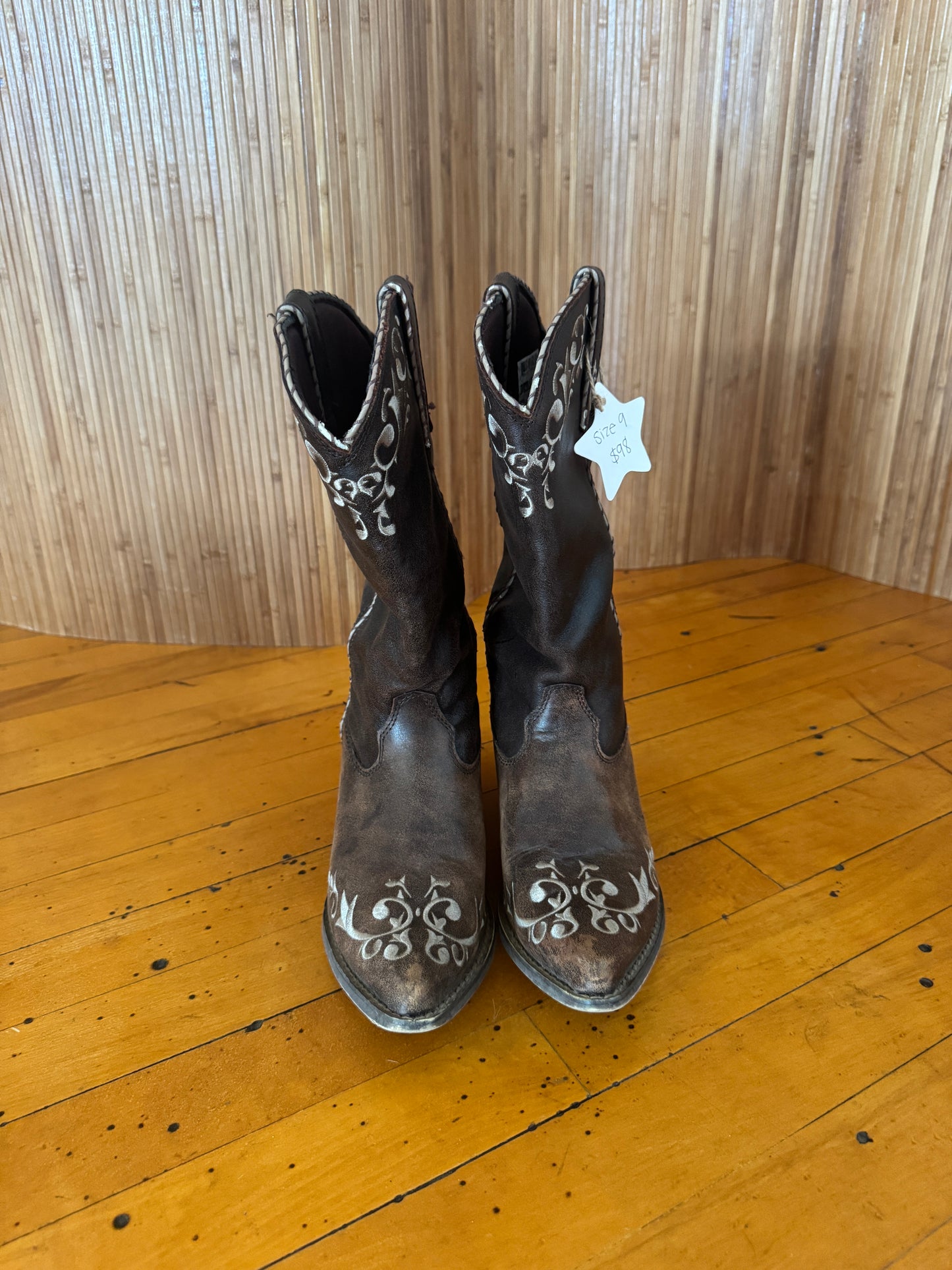 Embroidered Cowboy Boots by Durango