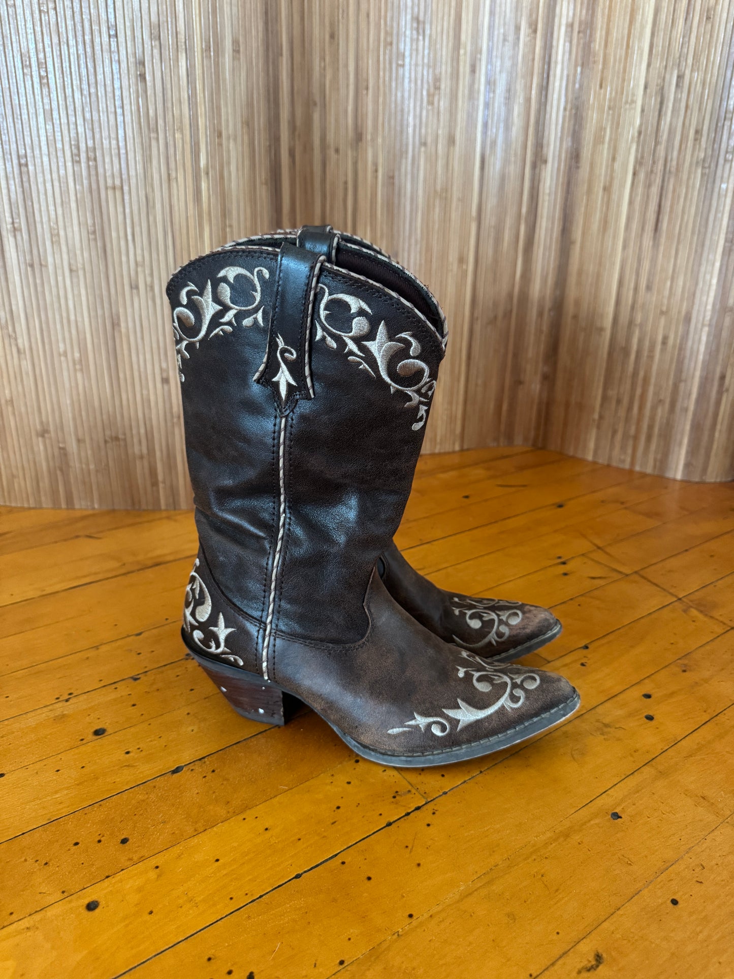 Embroidered Cowboy Boots by Durango