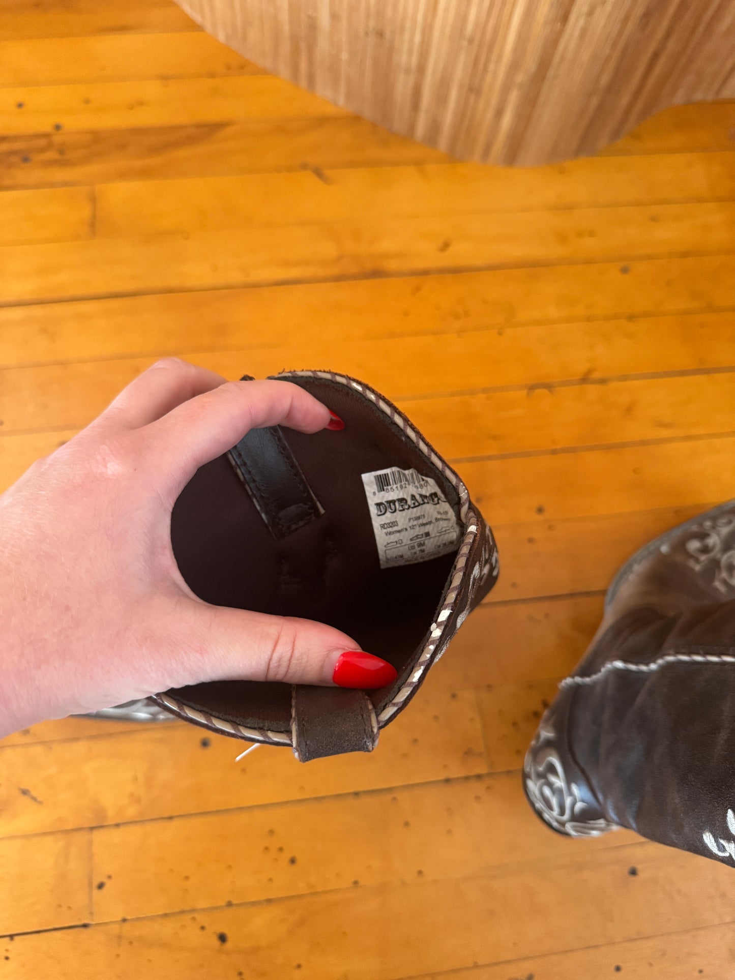 Embroidered Cowboy Boots by Durango