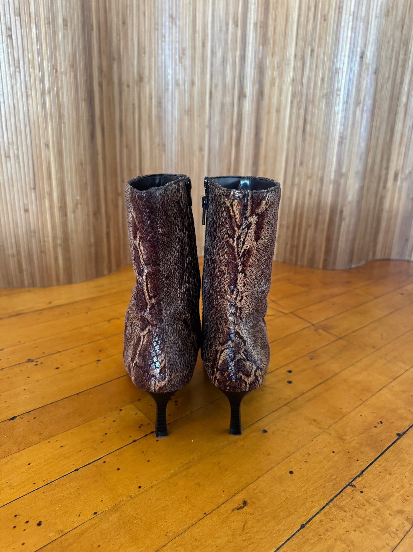 Vintage 90s Snakeskin Boots