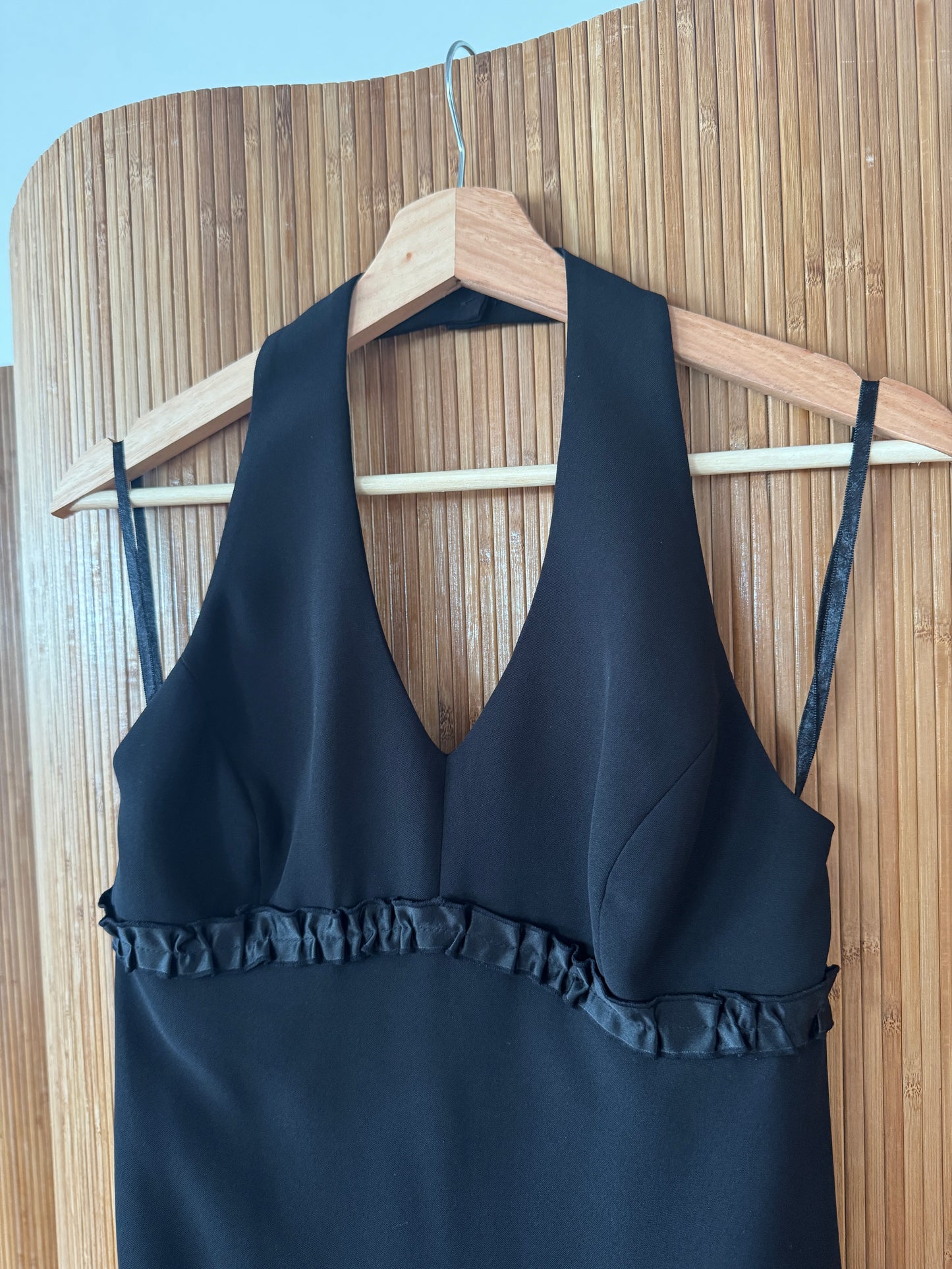 Early 2000s Halter Midi Dress