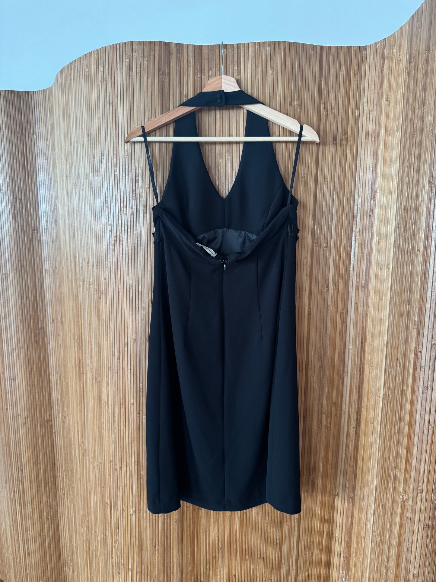 Early 2000s Halter Midi Dress