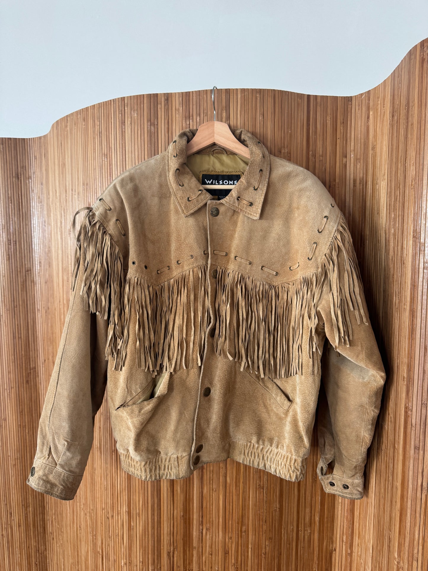 Vintage Suede Fringe Jacket