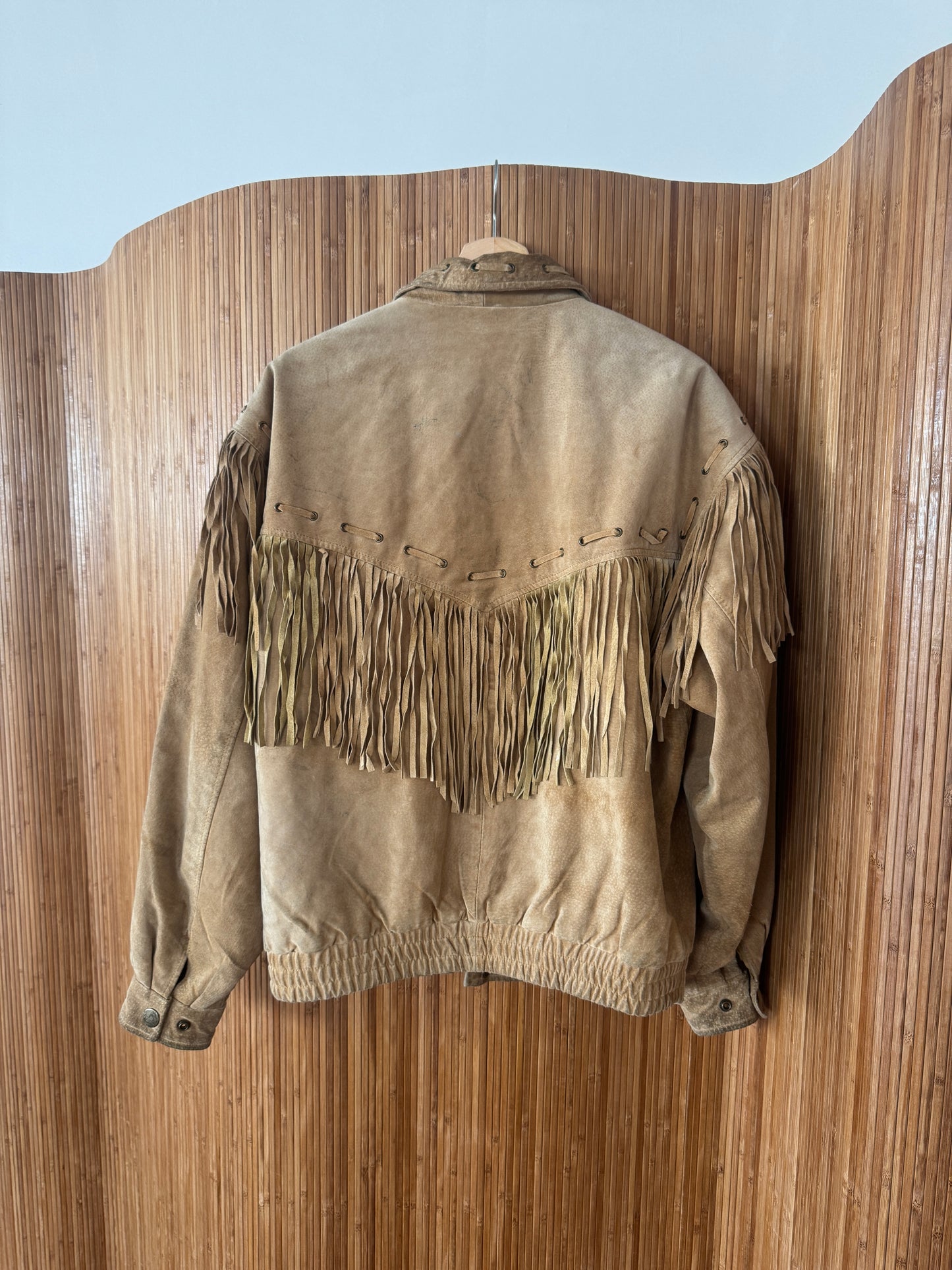 Vintage Suede Fringe Jacket