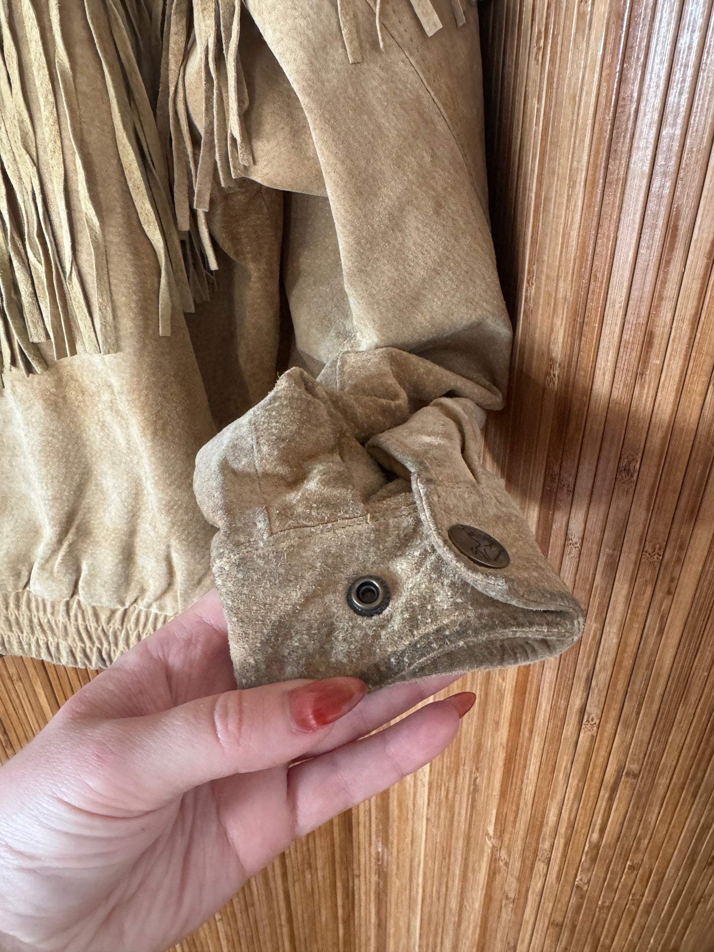 Vintage Suede Fringe Jacket