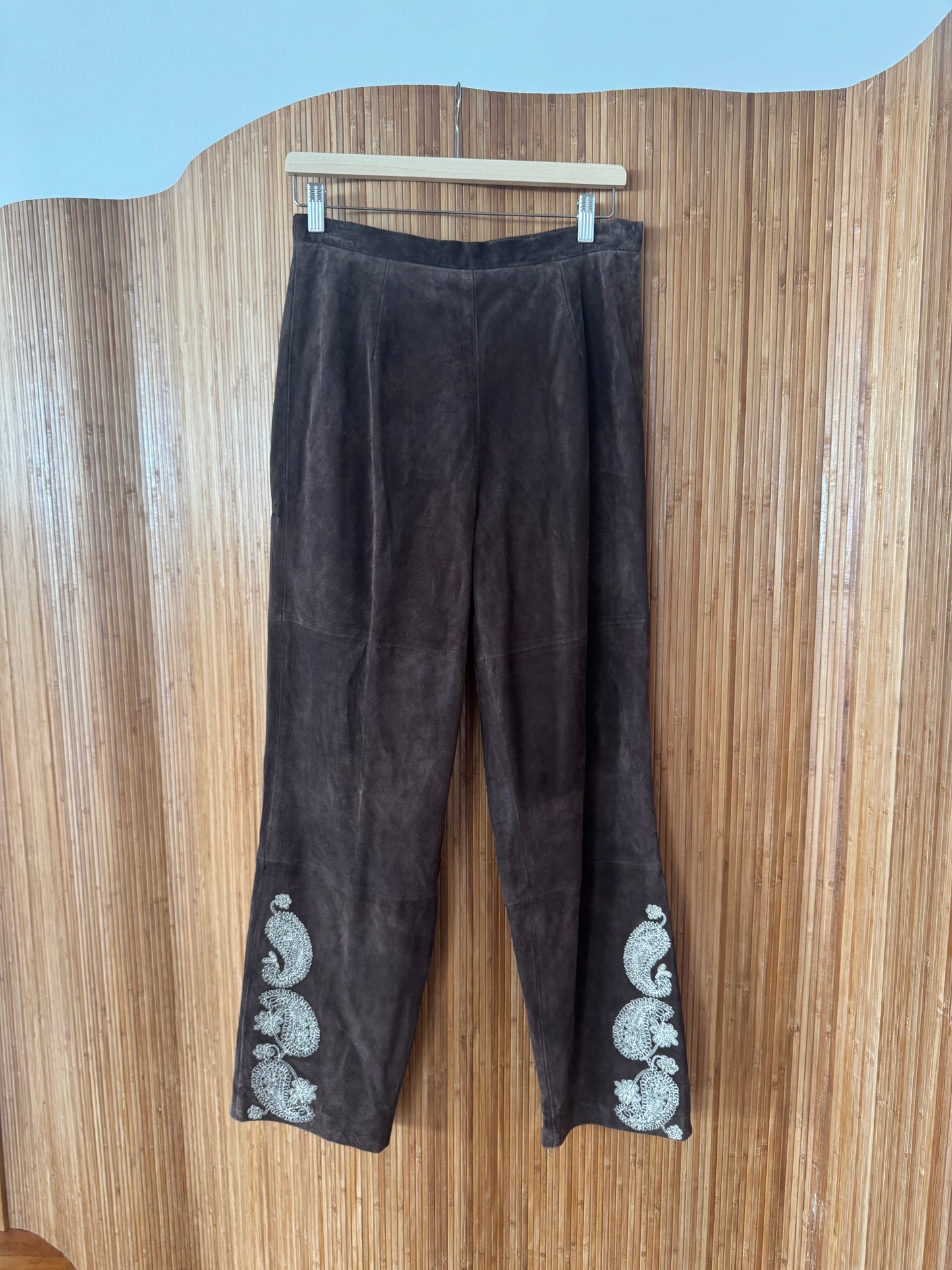 Vintage Deadstock Suede Pants