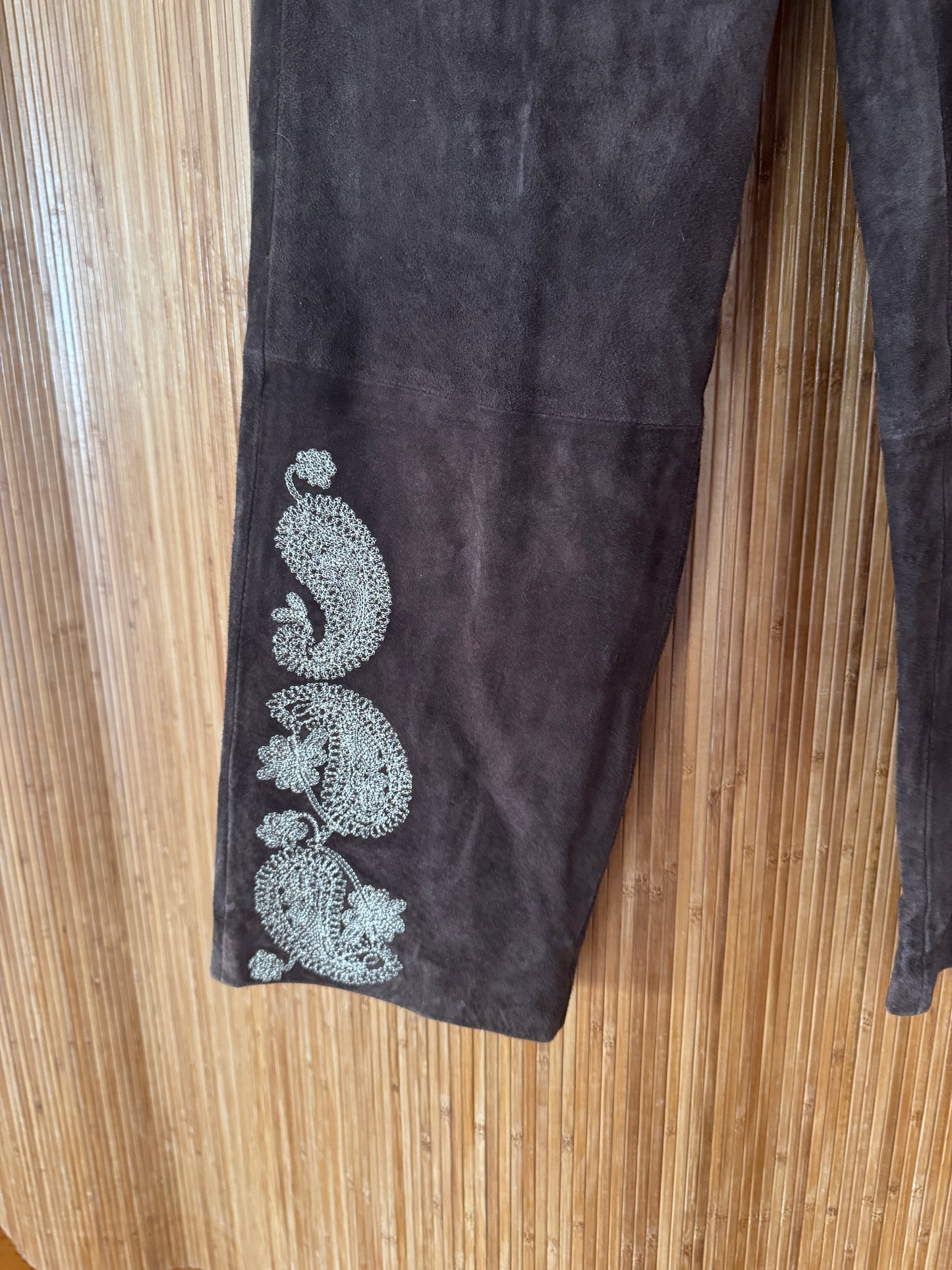 Vintage Deadstock Suede Pants