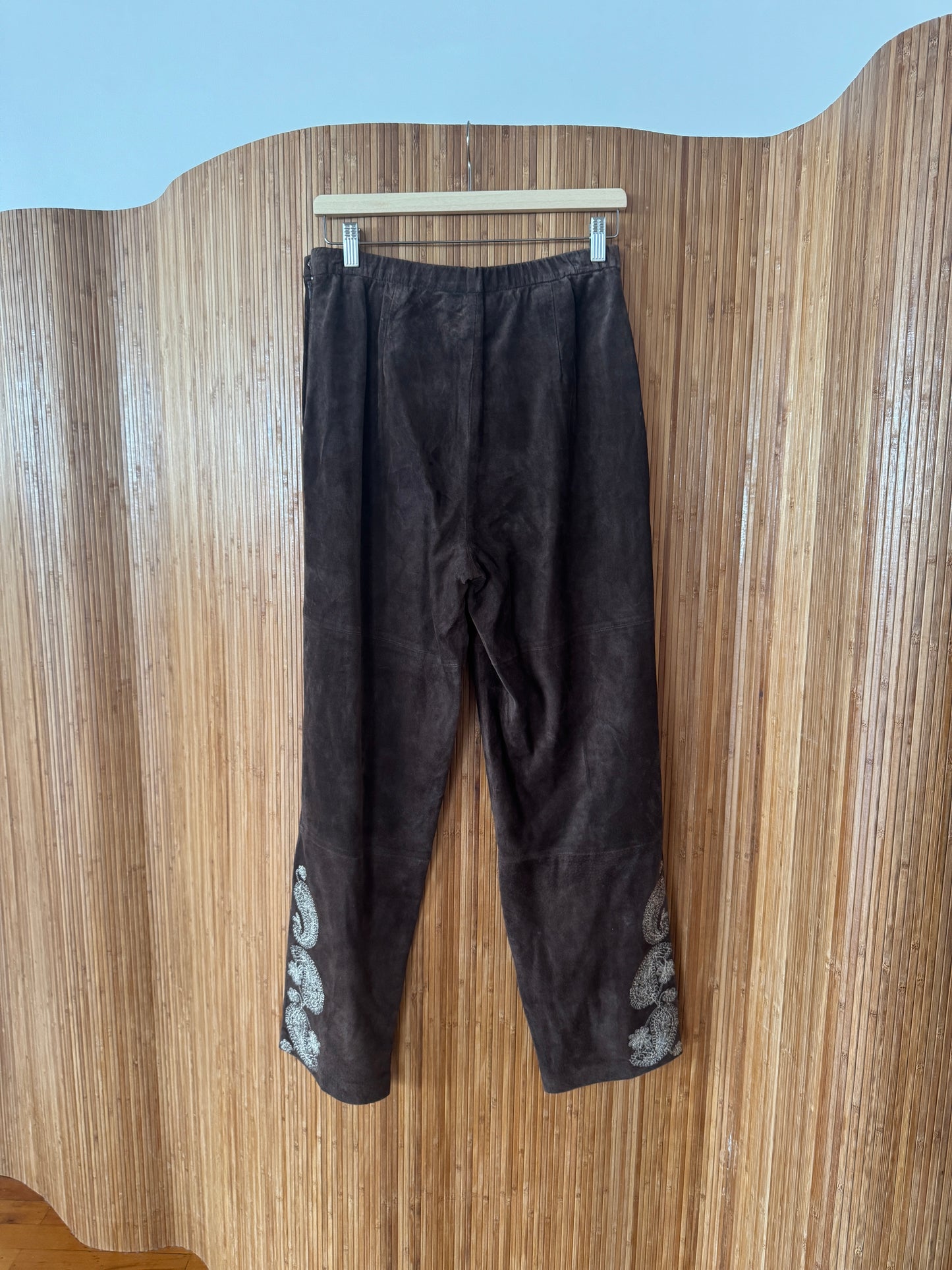 Vintage Deadstock Suede Pants