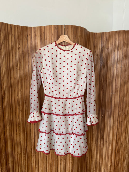 Darling 1960s Polka Dot Dress