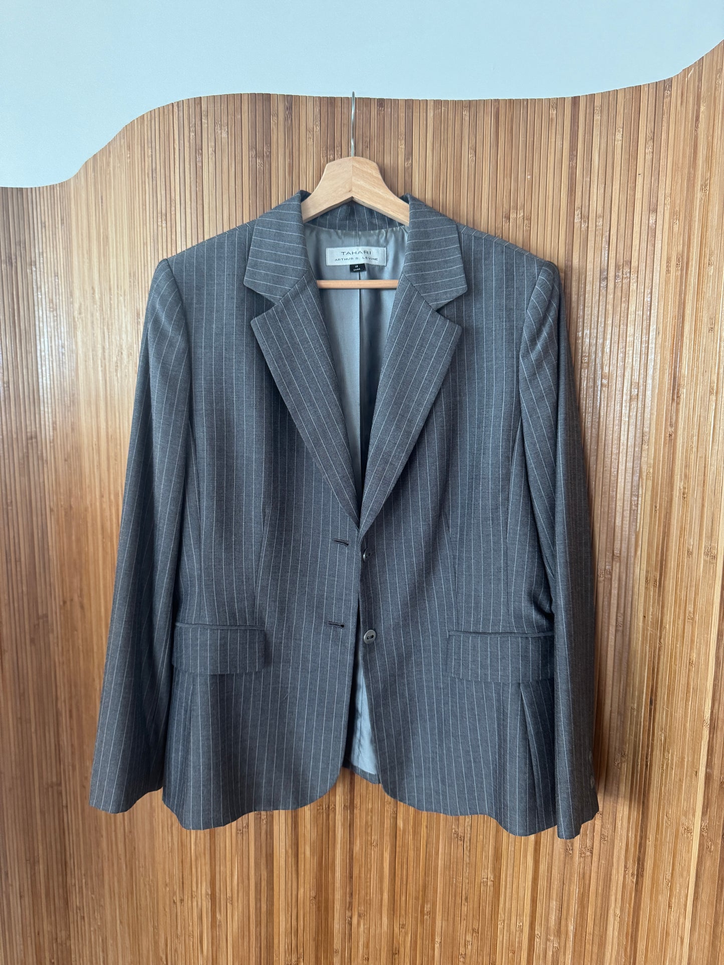 Retro Pinstripe Blazer