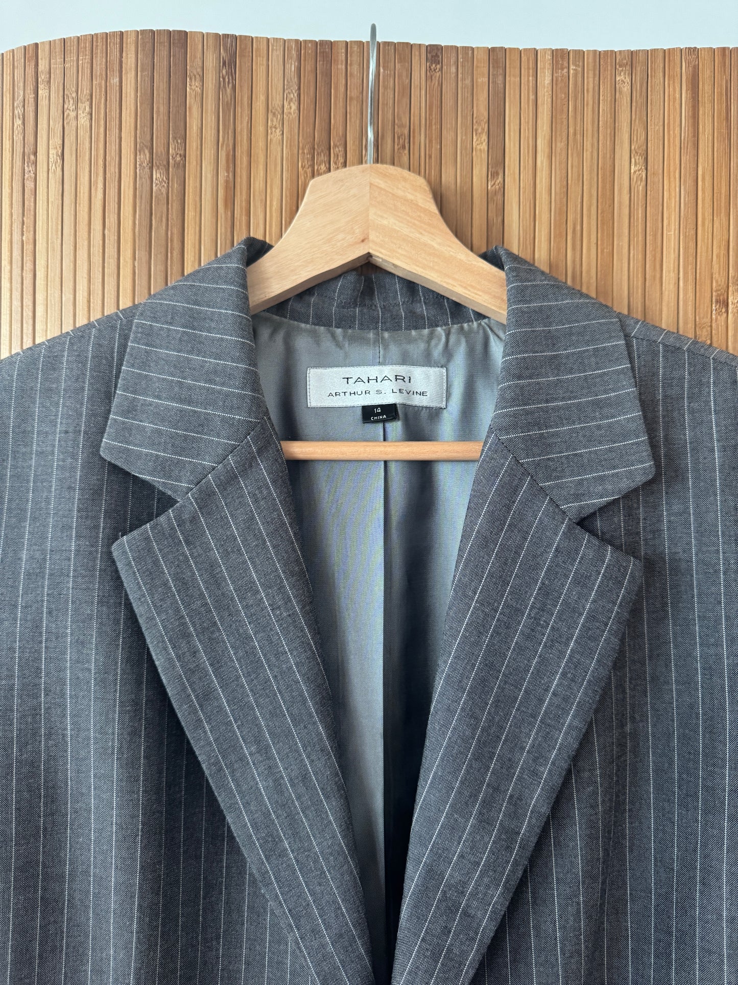 Retro Pinstripe Blazer