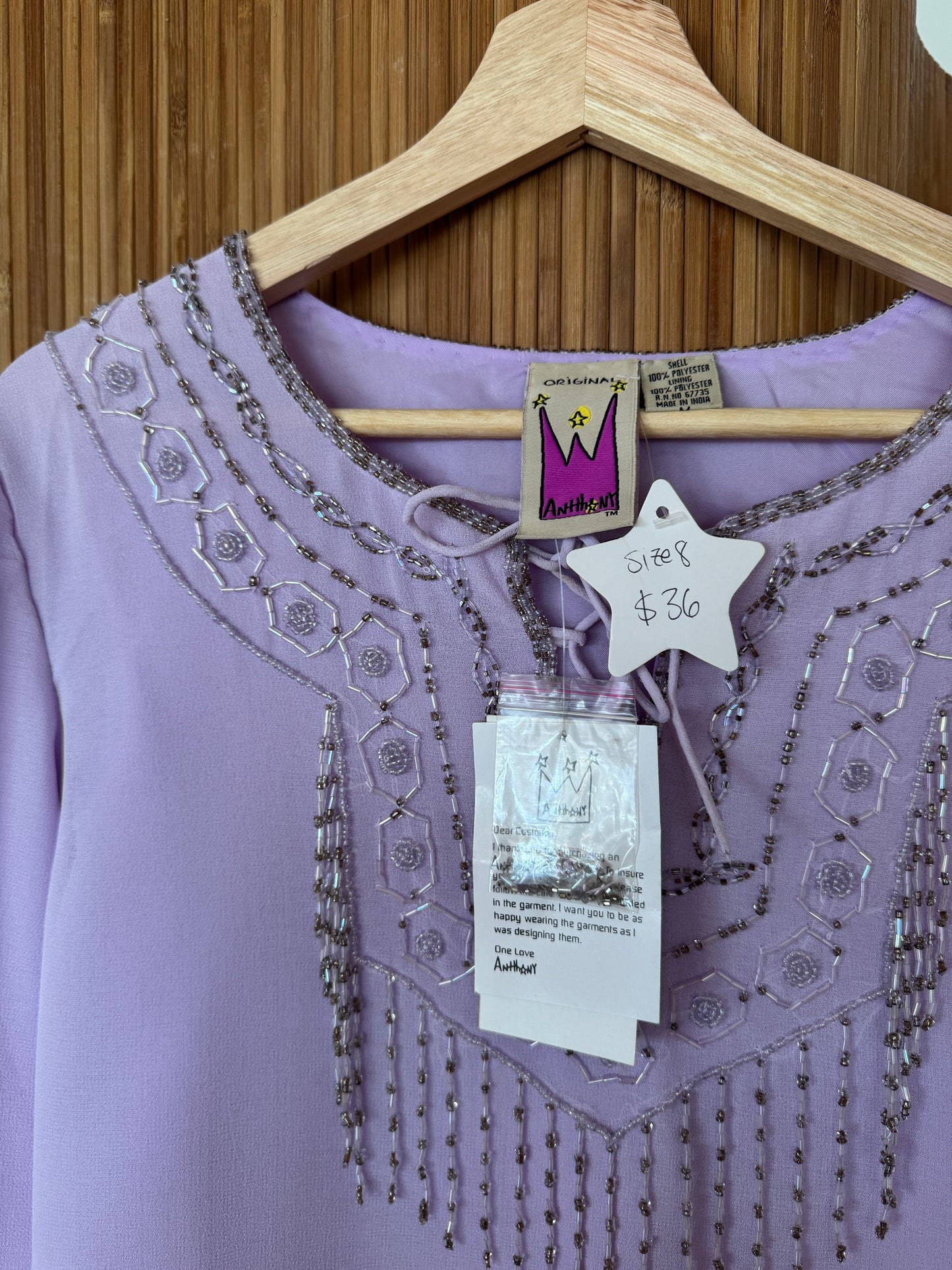 2000s Deadstock Beaded Top