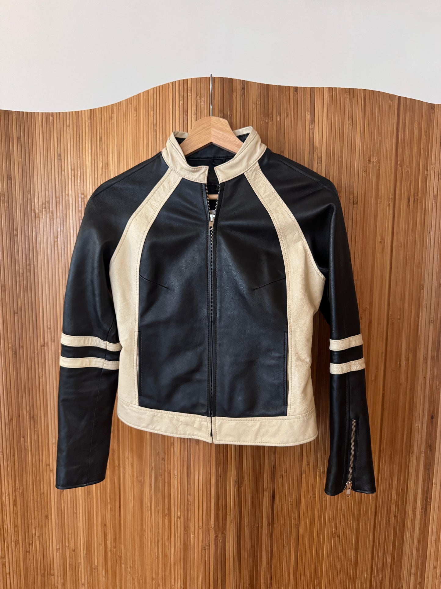 Vintage Leather Racer Jacket